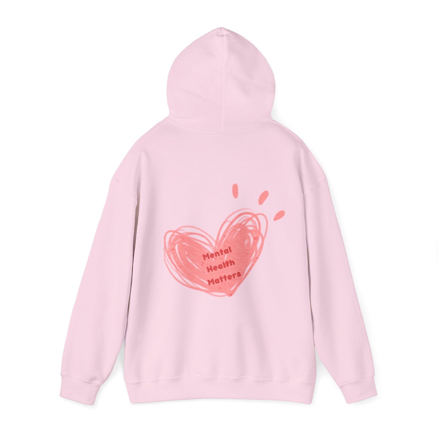 Mental Health Matters Heart Unisex Heavy Blend™ Hooded Sweatshirt