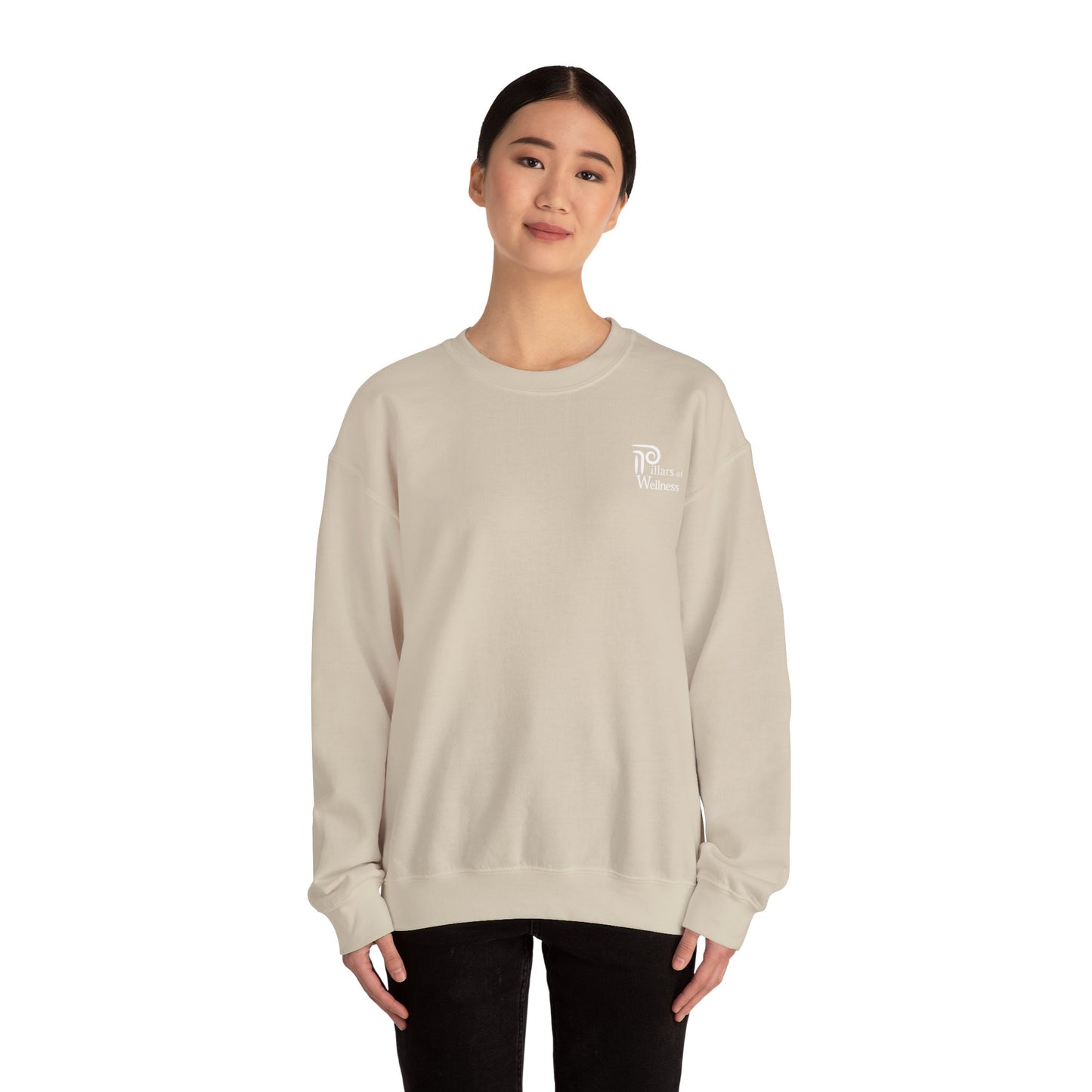 Pillars of Wellness - aUnisex Heavy Blend™ Crewneck Sweatshirt