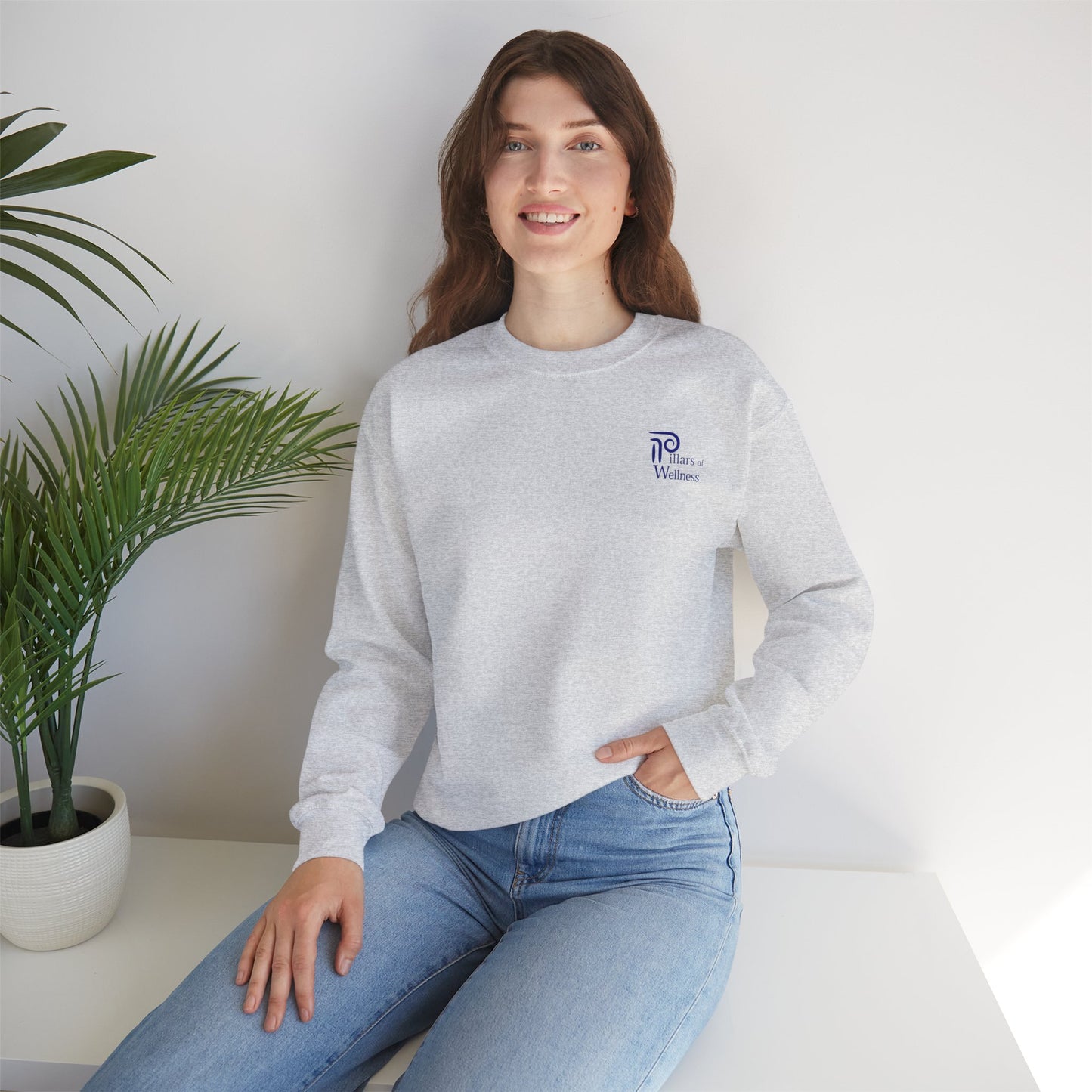 Pillars of Wellness - aUnisex Heavy Blend™ Crewneck Sweatshirt