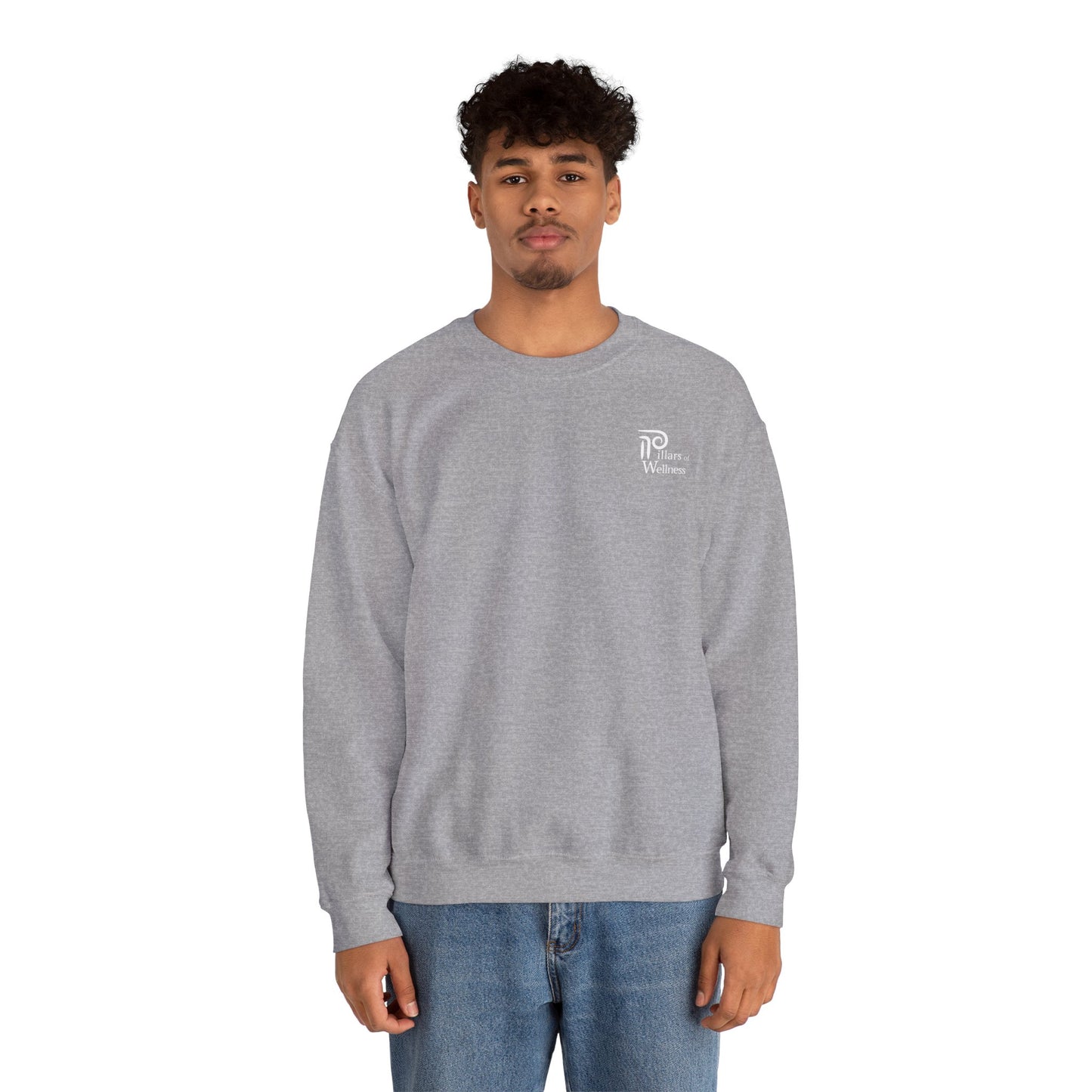 Pillars of Wellness - aUnisex Heavy Blend™ Crewneck Sweatshirt