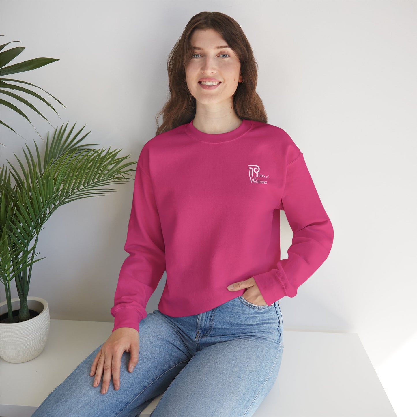 Pillars of Wellness - aUnisex Heavy Blend™ Crewneck Sweatshirt