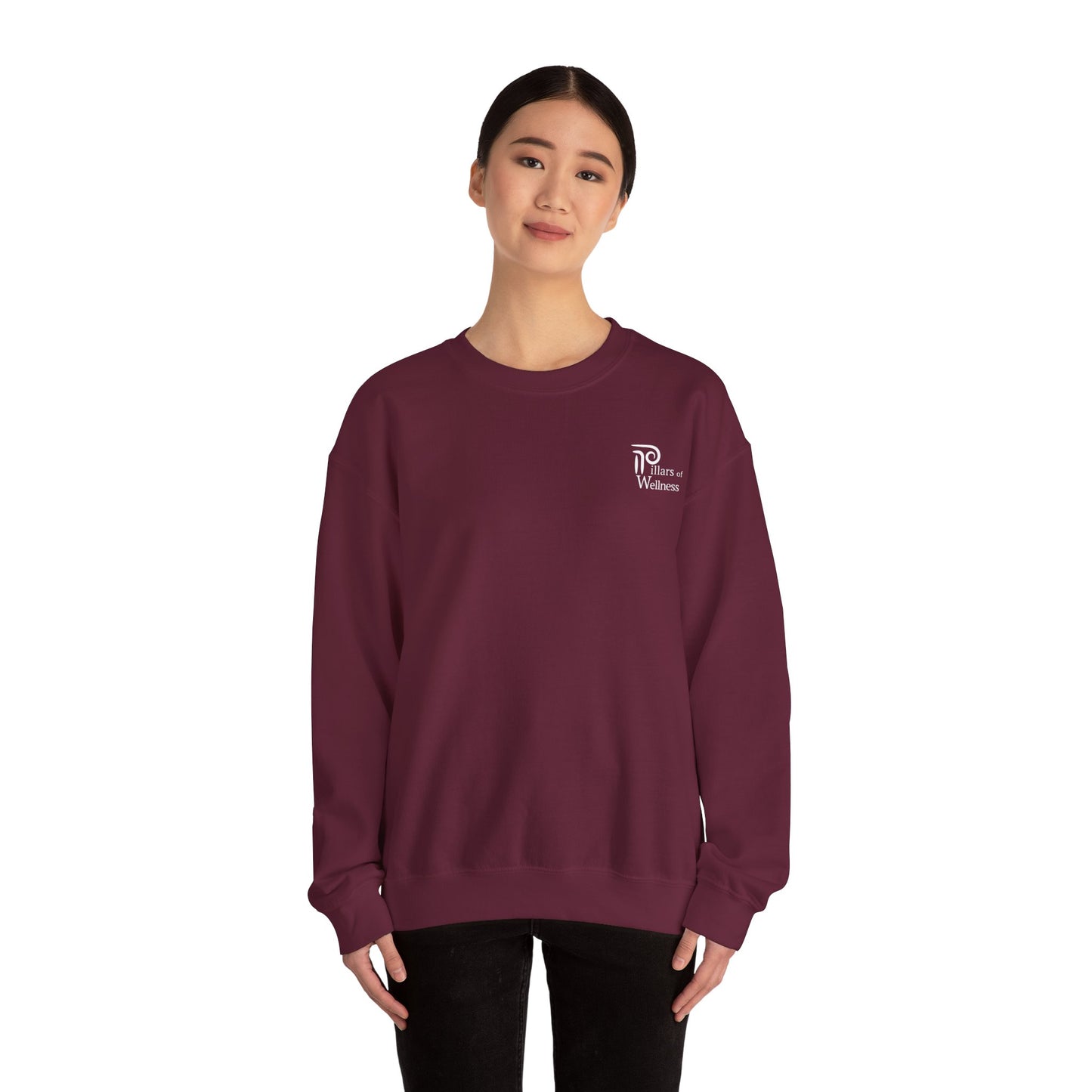 Pillars of Wellness - aUnisex Heavy Blend™ Crewneck Sweatshirt