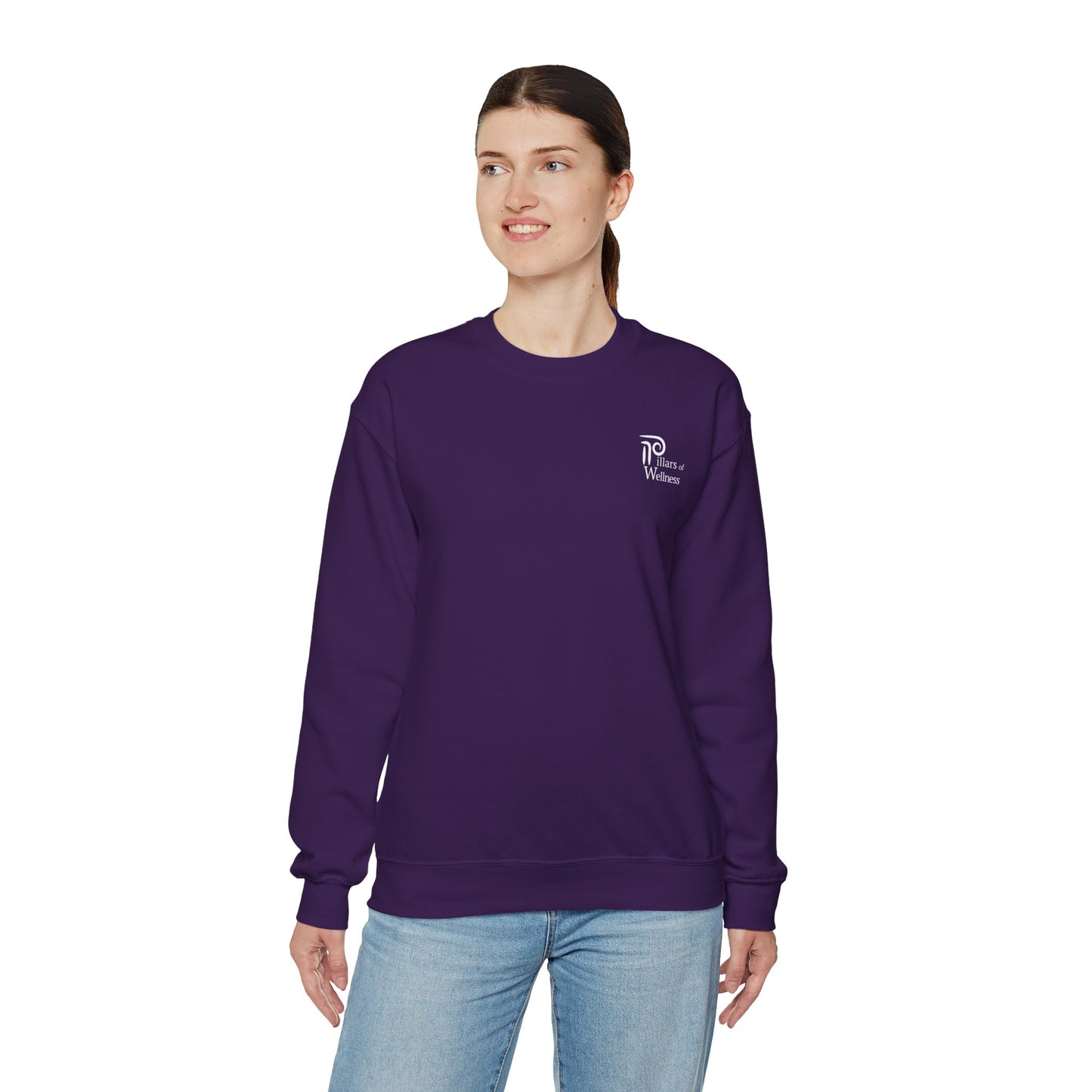 Pillars of Wellness - aUnisex Heavy Blend™ Crewneck Sweatshirt
