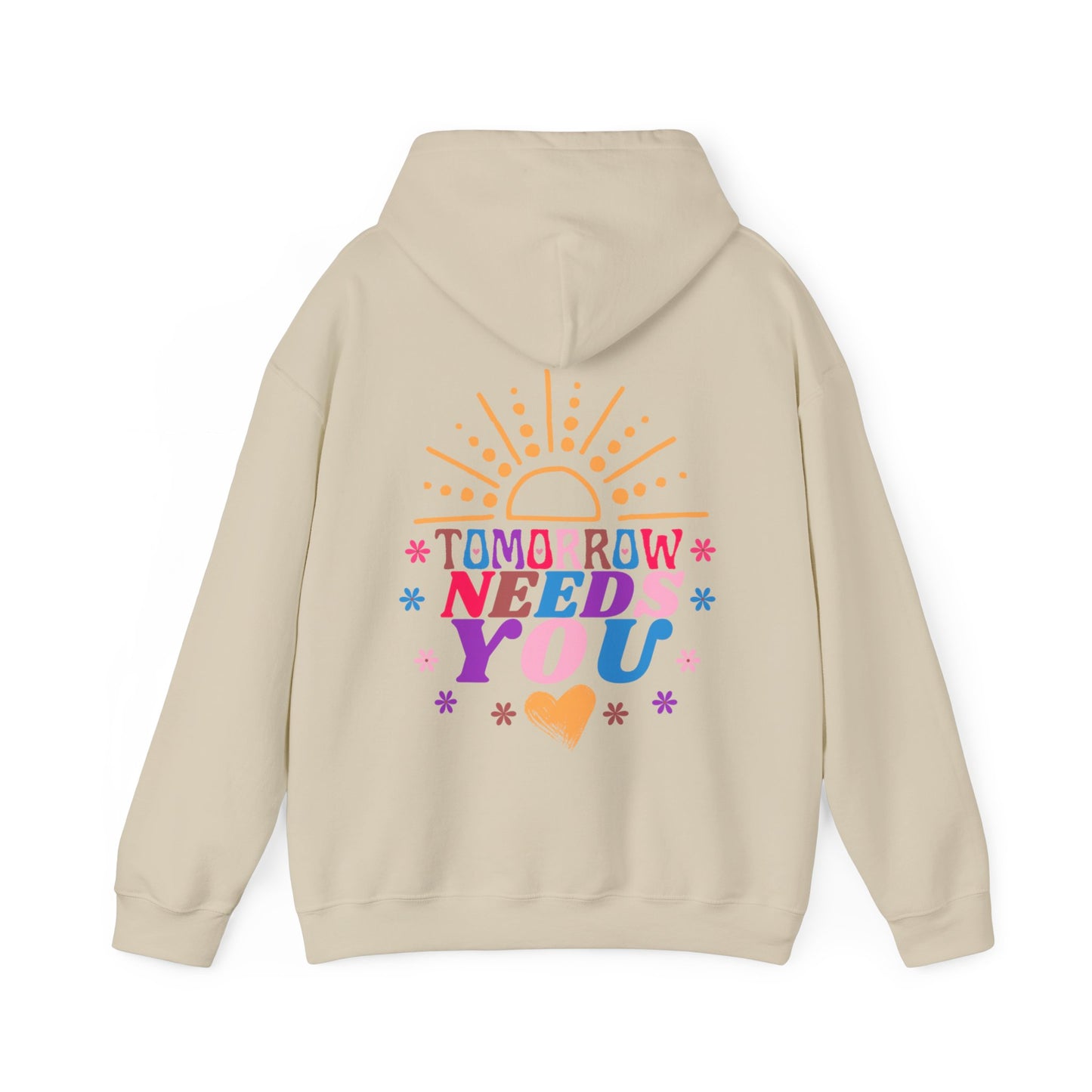 Tomorrow Needs You Unisex Heavy Blend™ Hooded Sweatshirt