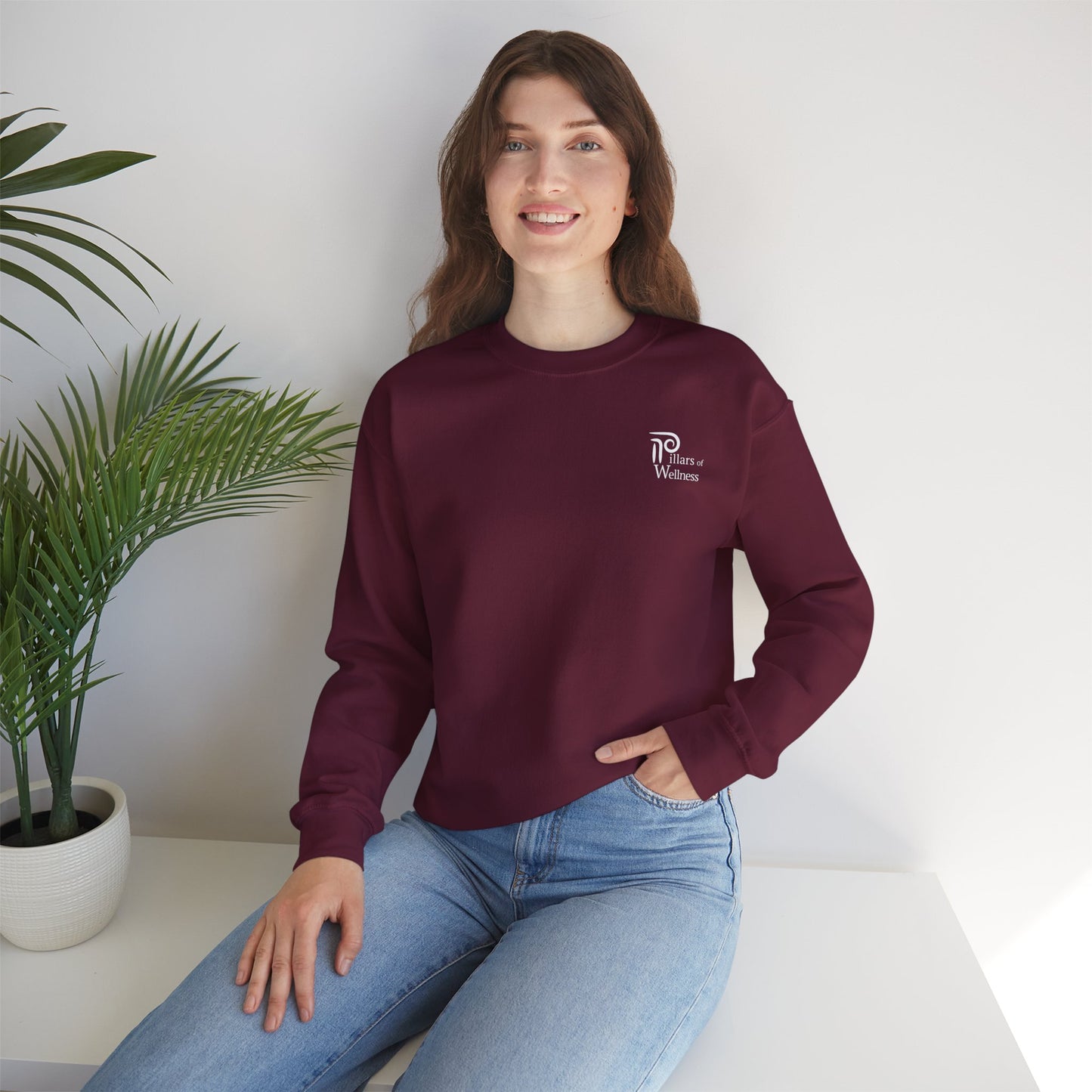 Pillars of Wellness - aUnisex Heavy Blend™ Crewneck Sweatshirt