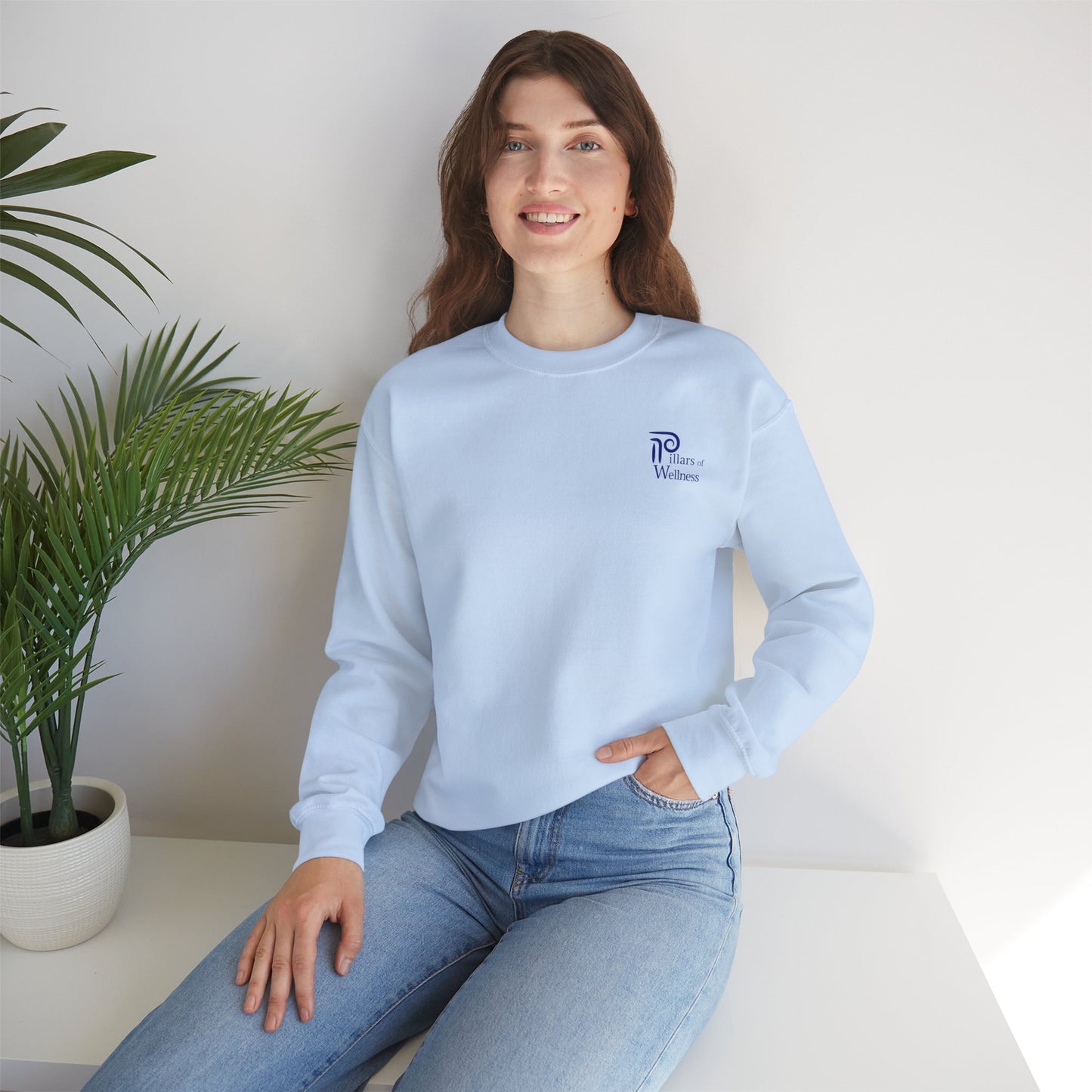 Pillars of Wellness - aUnisex Heavy Blend™ Crewneck Sweatshirt