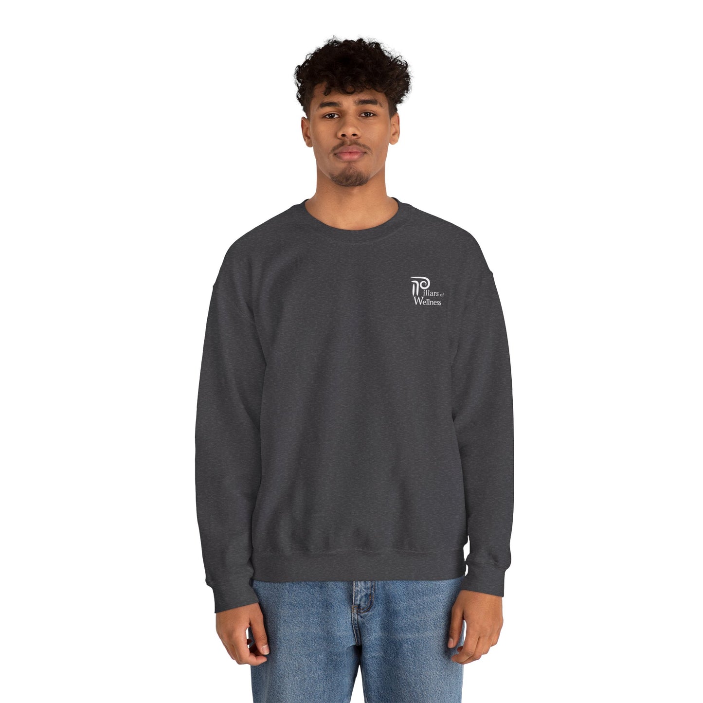 Pillars of Wellness - aUnisex Heavy Blend™ Crewneck Sweatshirt
