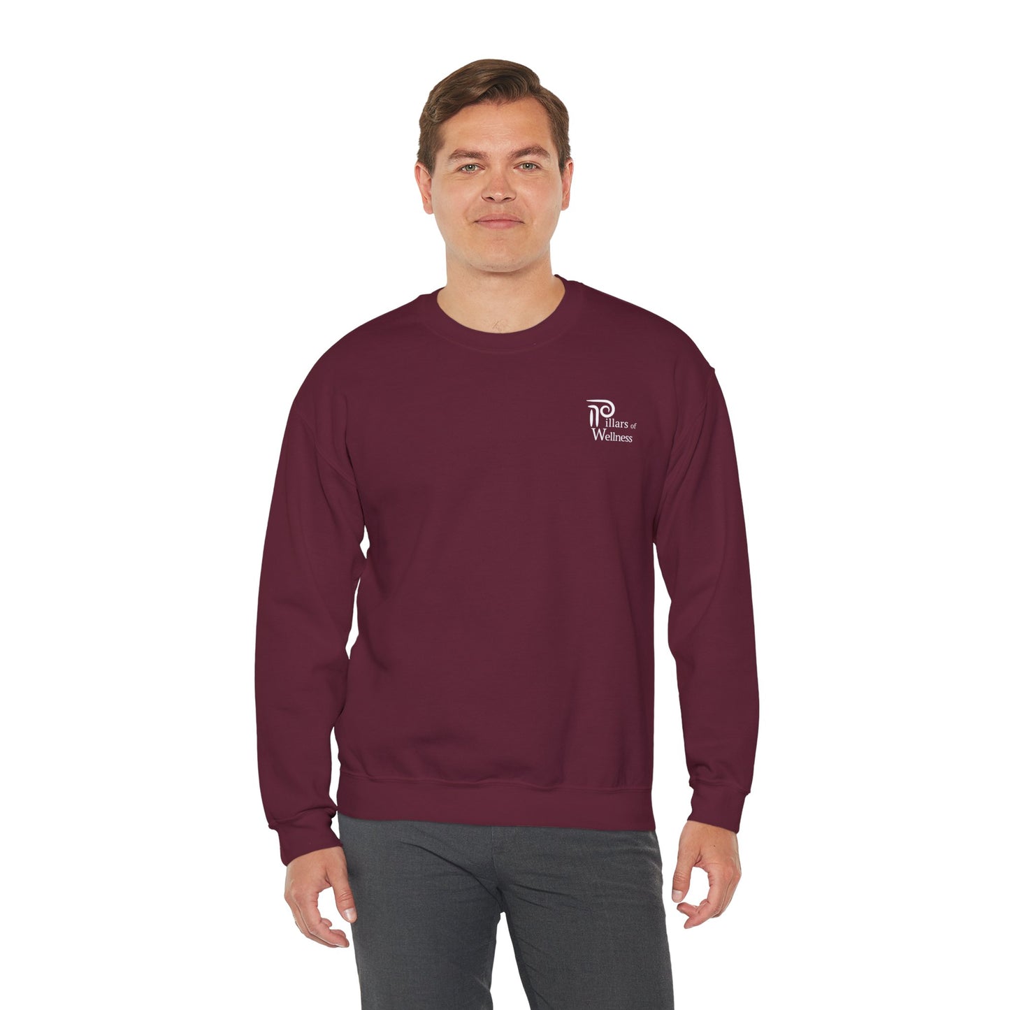 Pillars of Wellness - aUnisex Heavy Blend™ Crewneck Sweatshirt