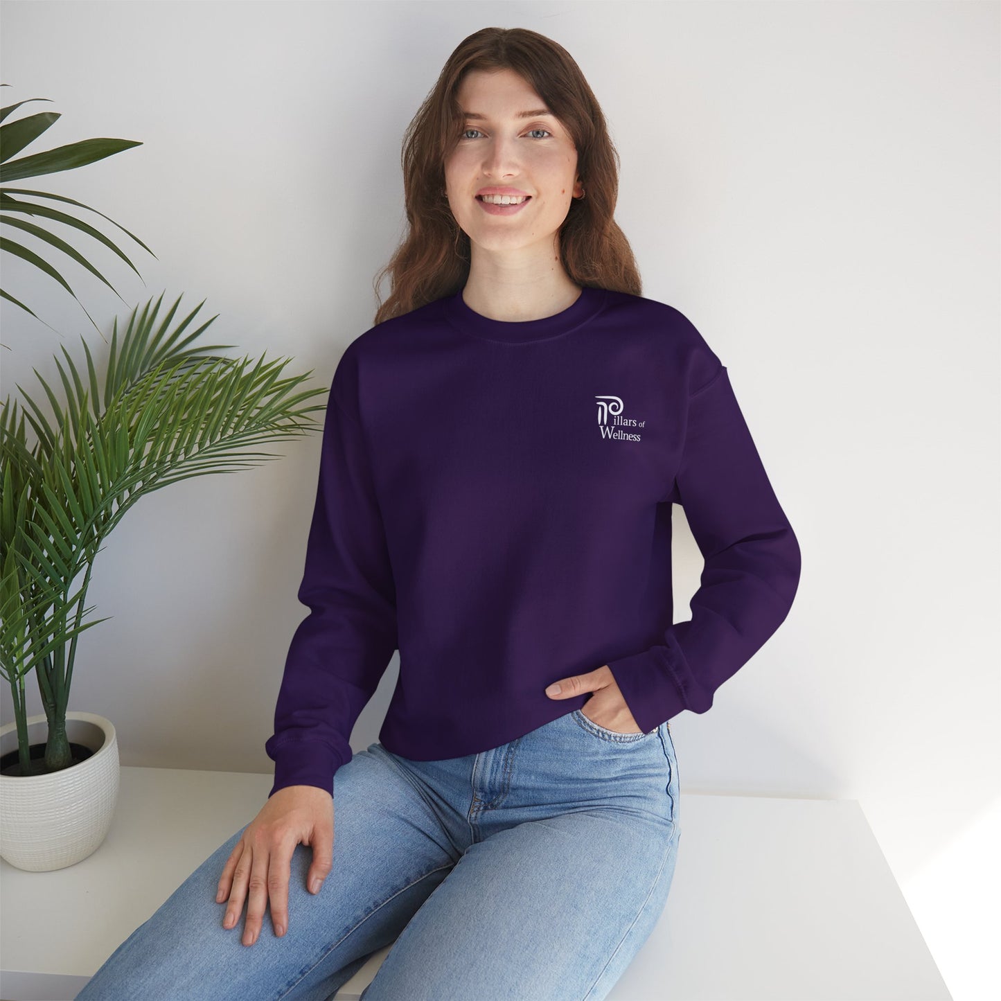 Pillars of Wellness - aUnisex Heavy Blend™ Crewneck Sweatshirt