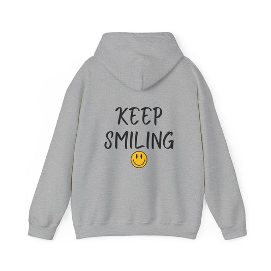 Keep Smiling:) Unisex Heavy Blend™ Hooded Sweatshirt