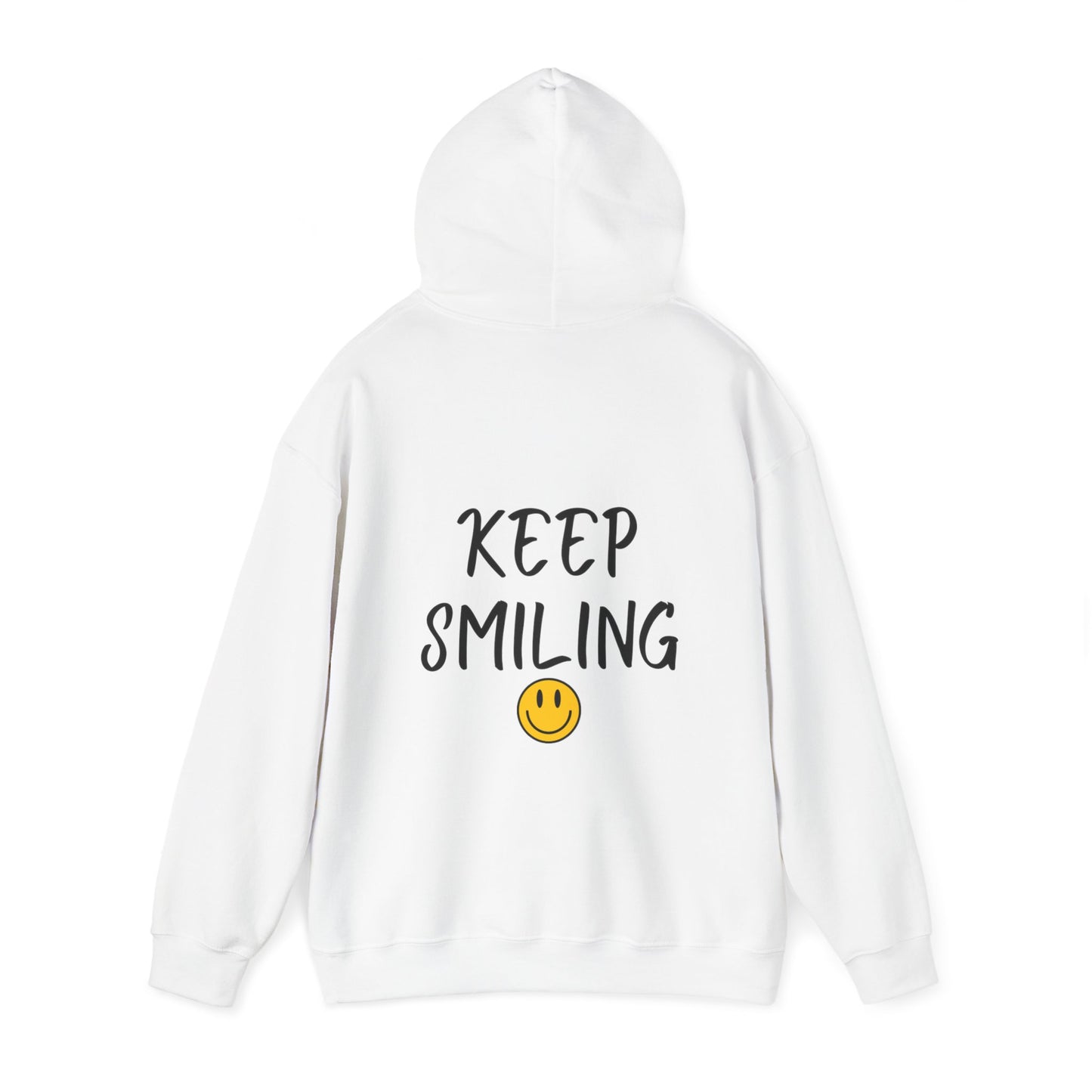 Keep Smiling:) Unisex Heavy Blend™ Hooded Sweatshirt