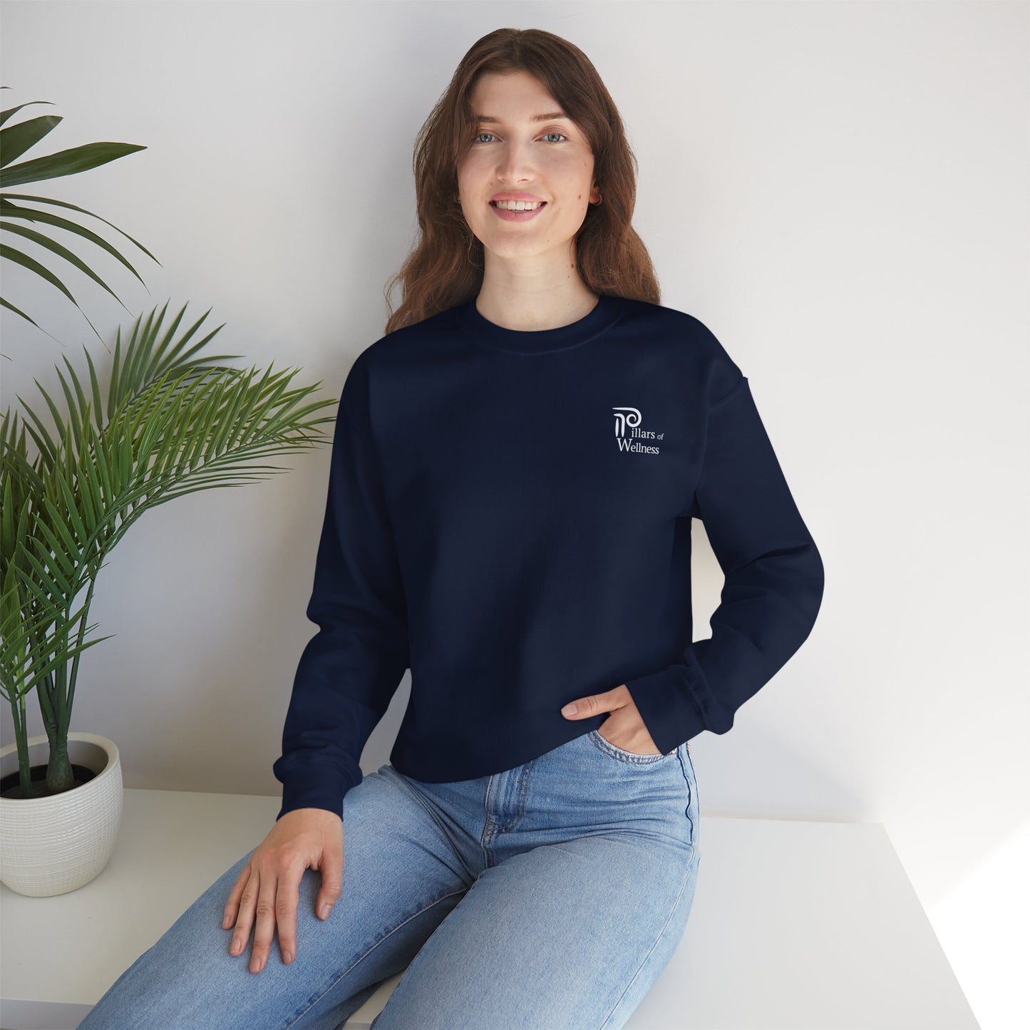 Pillars of Wellness - aUnisex Heavy Blend™ Crewneck Sweatshirt