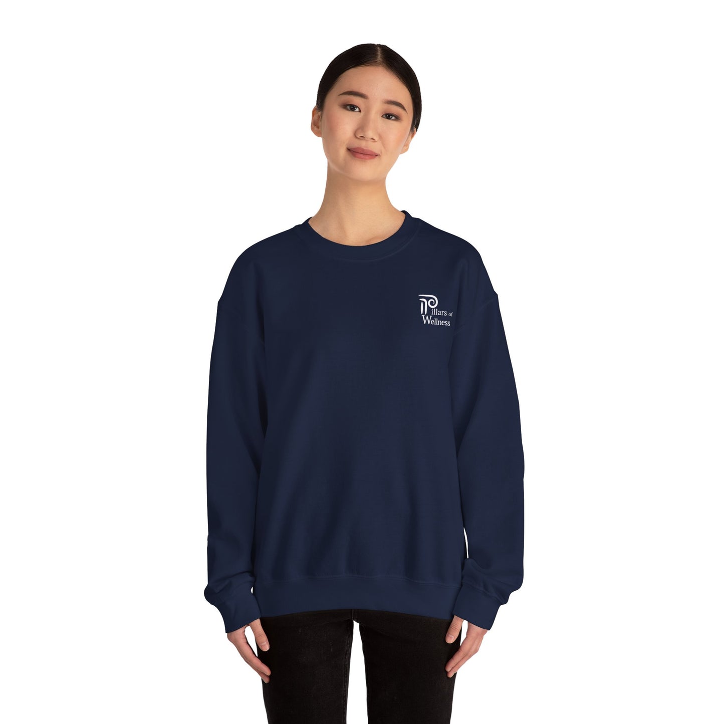 Pillars of Wellness - aUnisex Heavy Blend™ Crewneck Sweatshirt