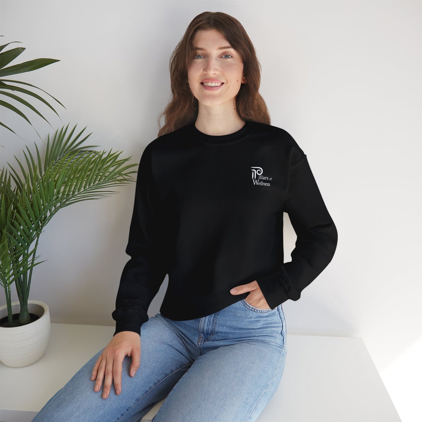 Pillars of Wellness - aUnisex Heavy Blend™ Crewneck Sweatshirt