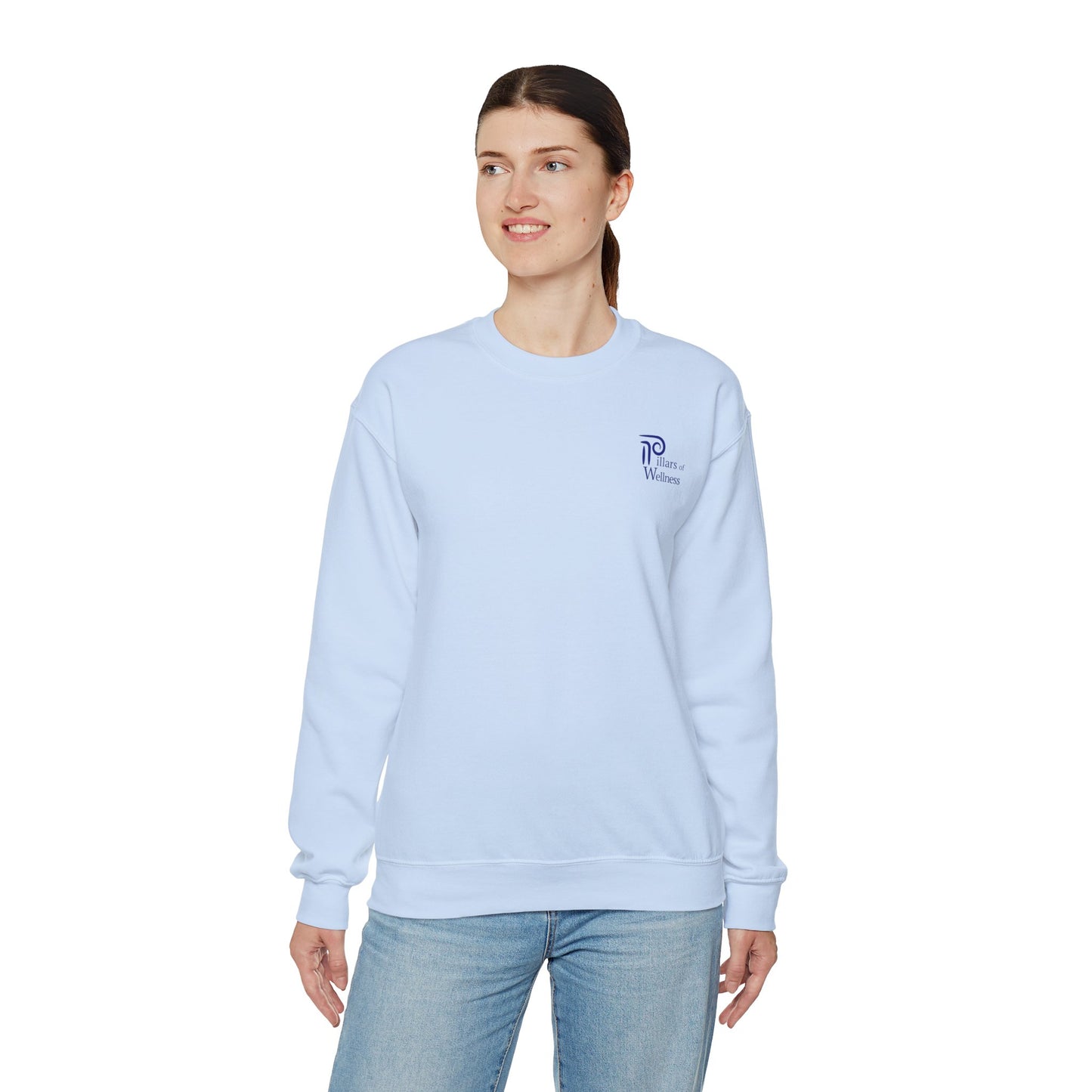 Pillars of Wellness - aUnisex Heavy Blend™ Crewneck Sweatshirt