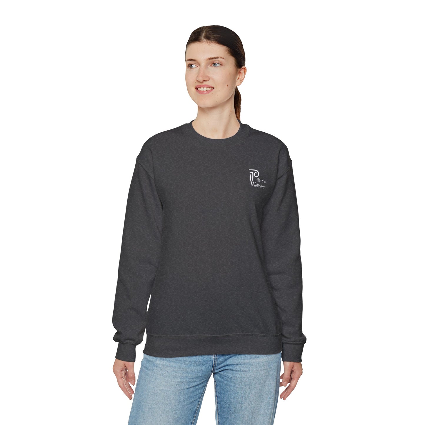 Pillars of Wellness - aUnisex Heavy Blend™ Crewneck Sweatshirt