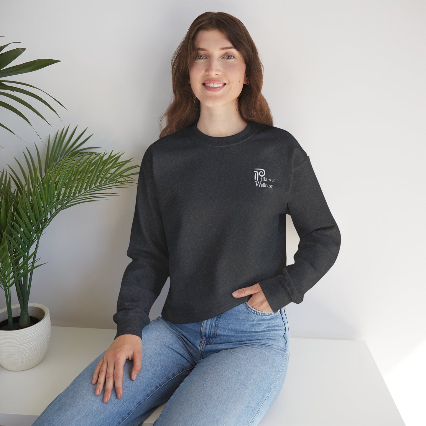 Pillars of Wellness - aUnisex Heavy Blend™ Crewneck Sweatshirt