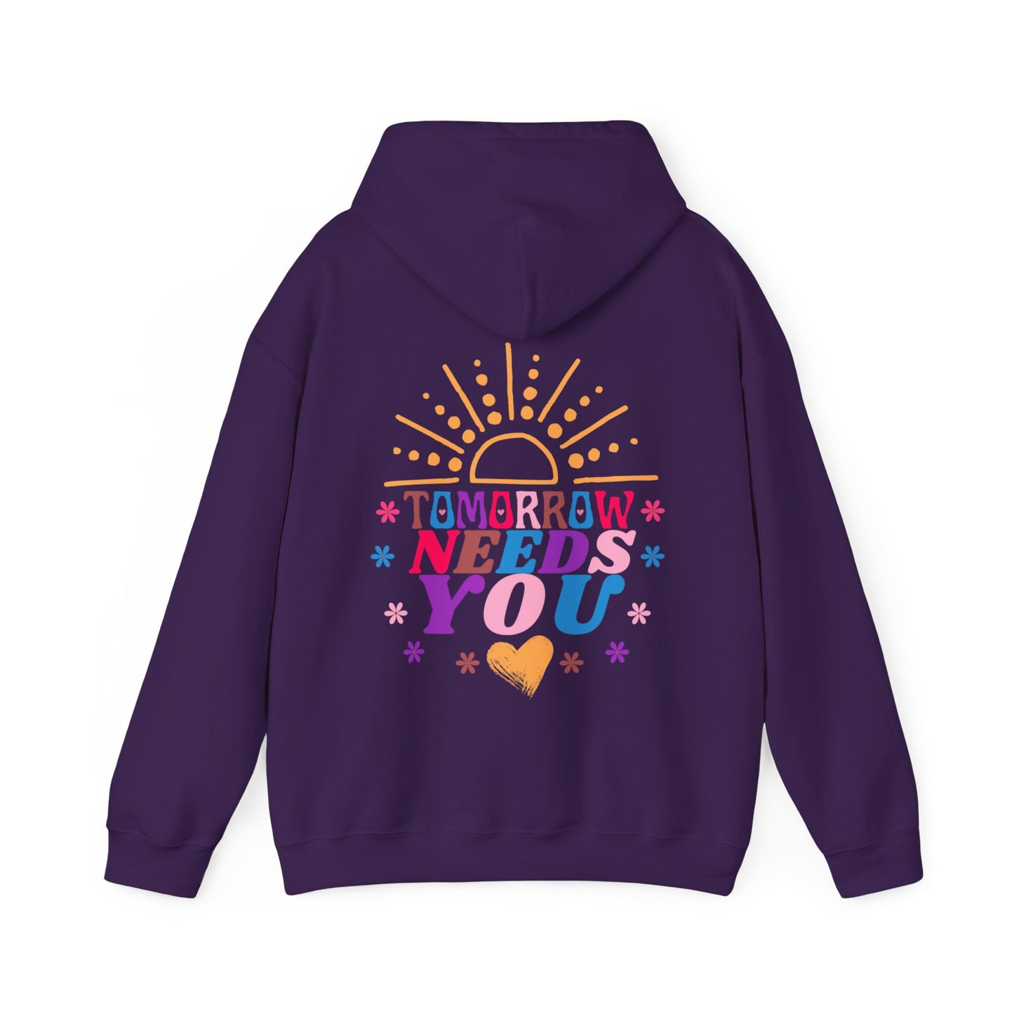 Tomorrow Needs You Unisex Heavy Blend™ Hooded Sweatshirt