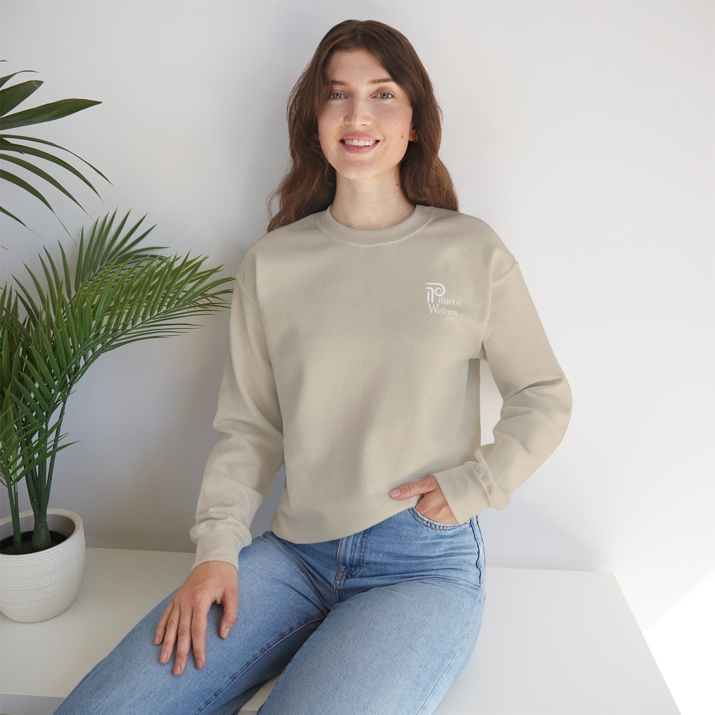 Pillars of Wellness - aUnisex Heavy Blend™ Crewneck Sweatshirt