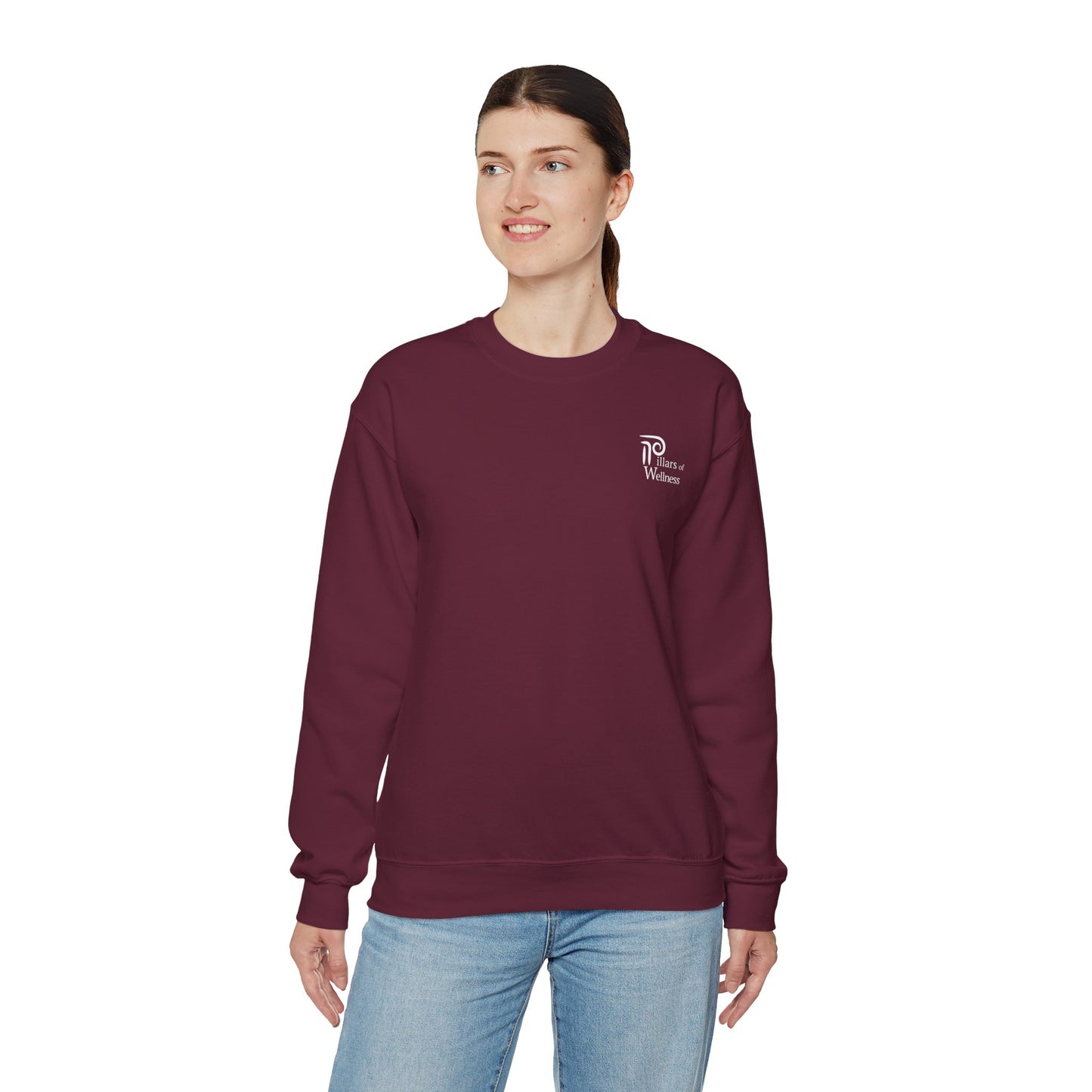 Pillars of Wellness - aUnisex Heavy Blend™ Crewneck Sweatshirt