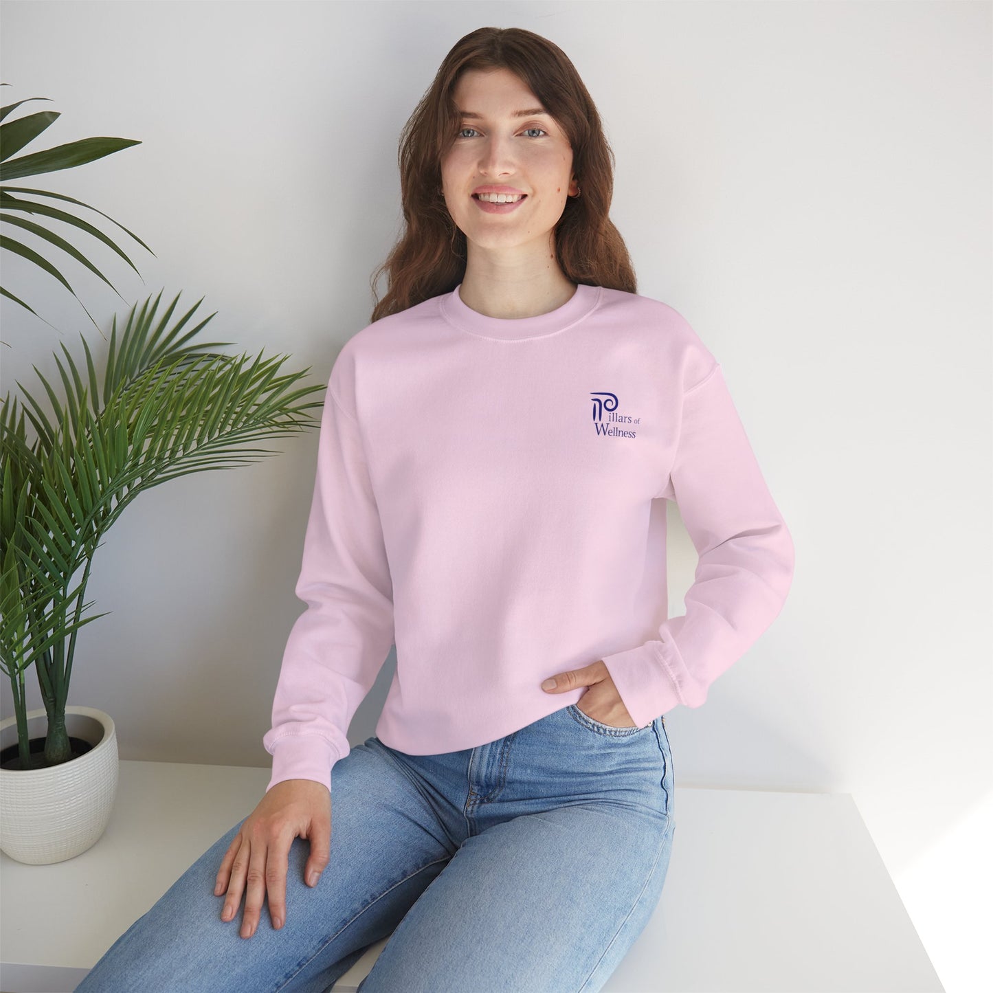 Pillars of Wellness - aUnisex Heavy Blend™ Crewneck Sweatshirt
