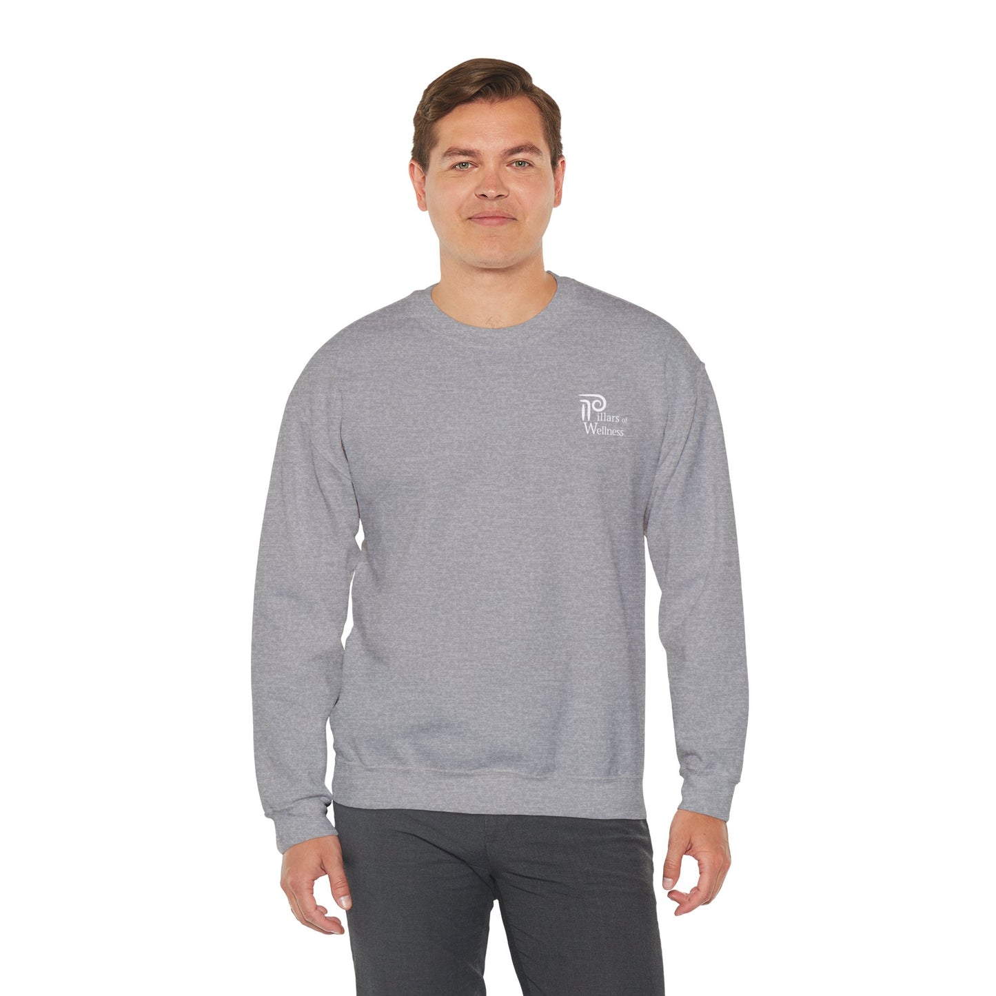 Pillars of Wellness - aUnisex Heavy Blend™ Crewneck Sweatshirt