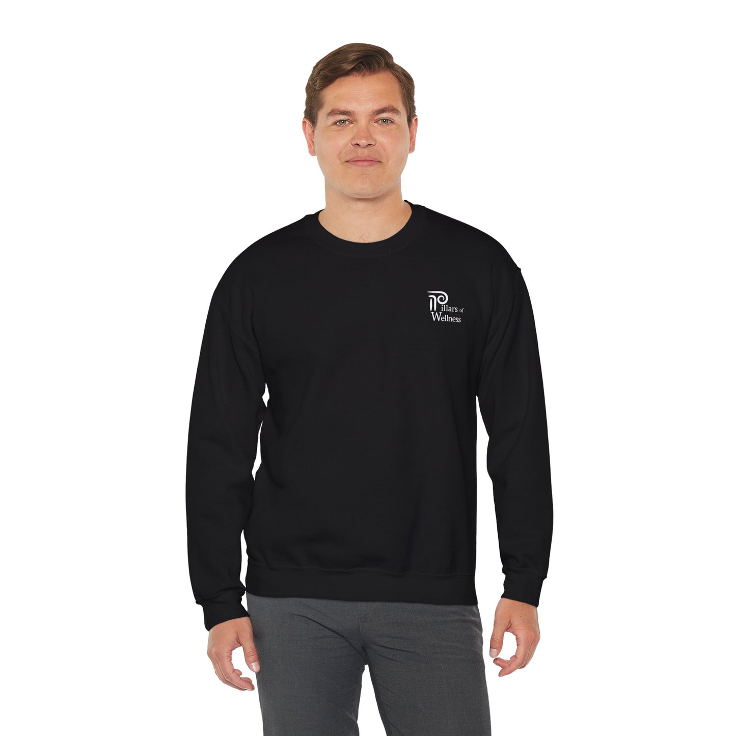 Pillars of Wellness - aUnisex Heavy Blend™ Crewneck Sweatshirt
