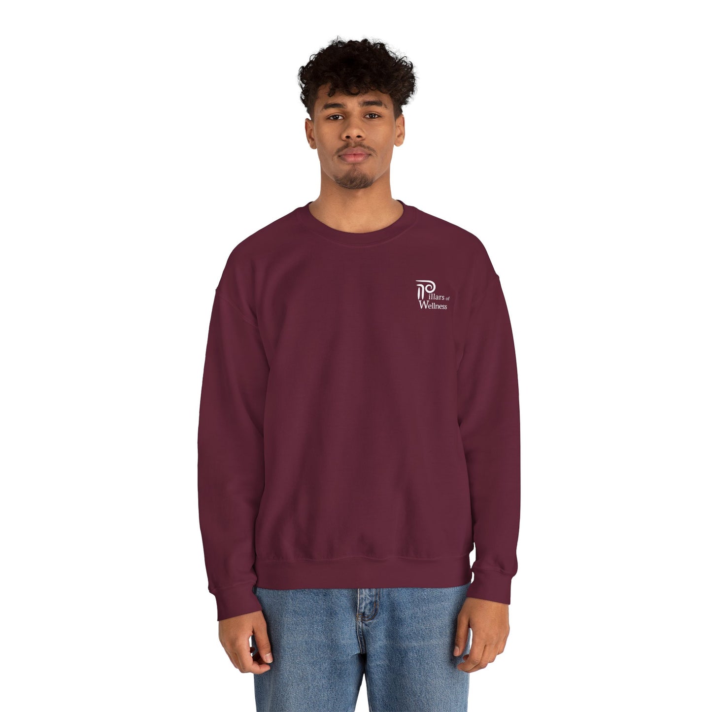 Pillars of Wellness - aUnisex Heavy Blend™ Crewneck Sweatshirt