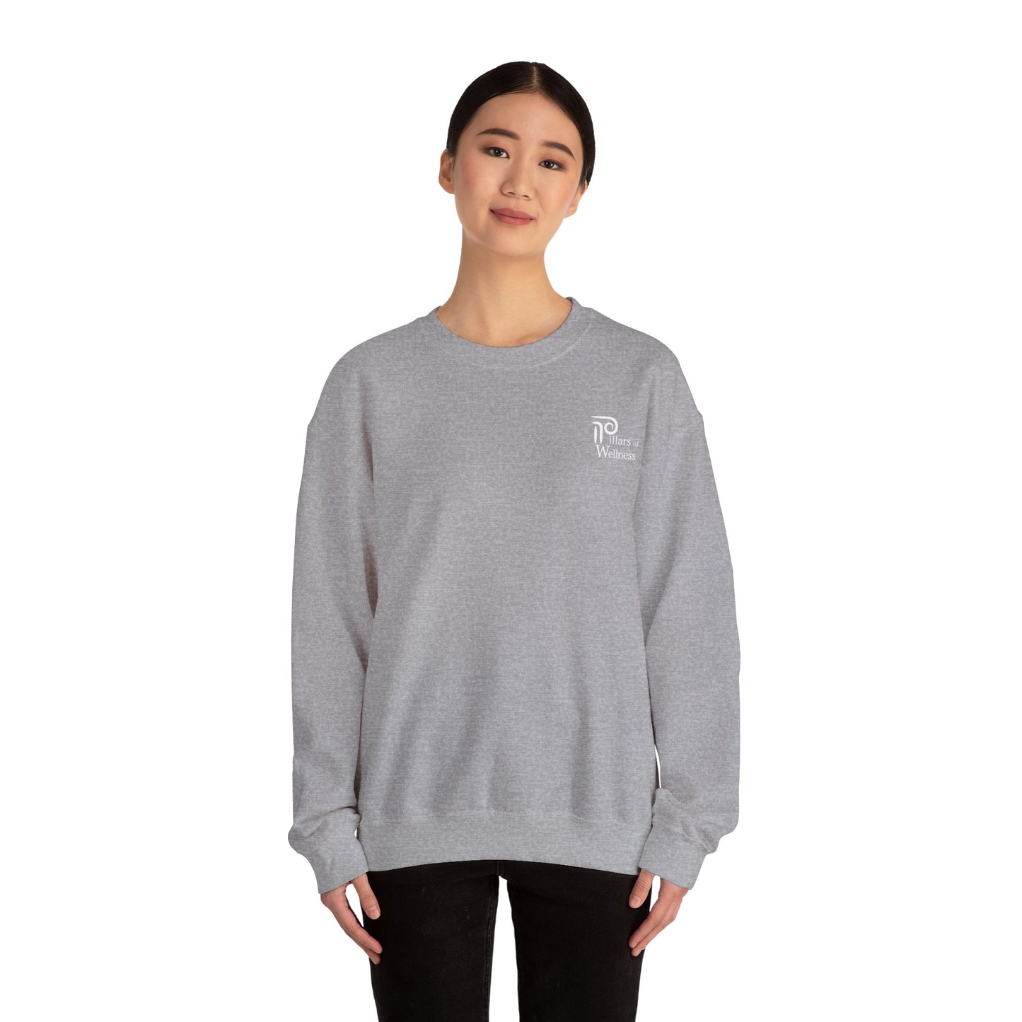 Pillars of Wellness - aUnisex Heavy Blend™ Crewneck Sweatshirt