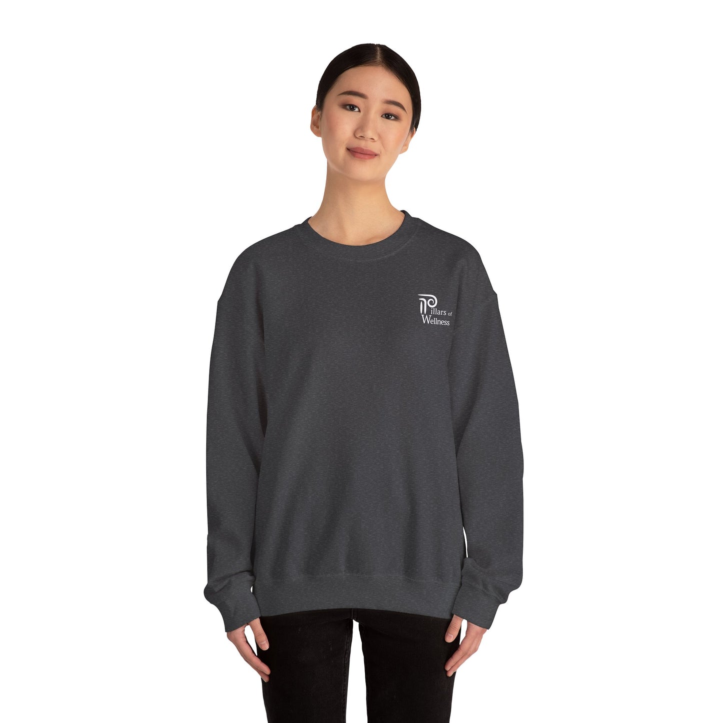 Pillars of Wellness - aUnisex Heavy Blend™ Crewneck Sweatshirt