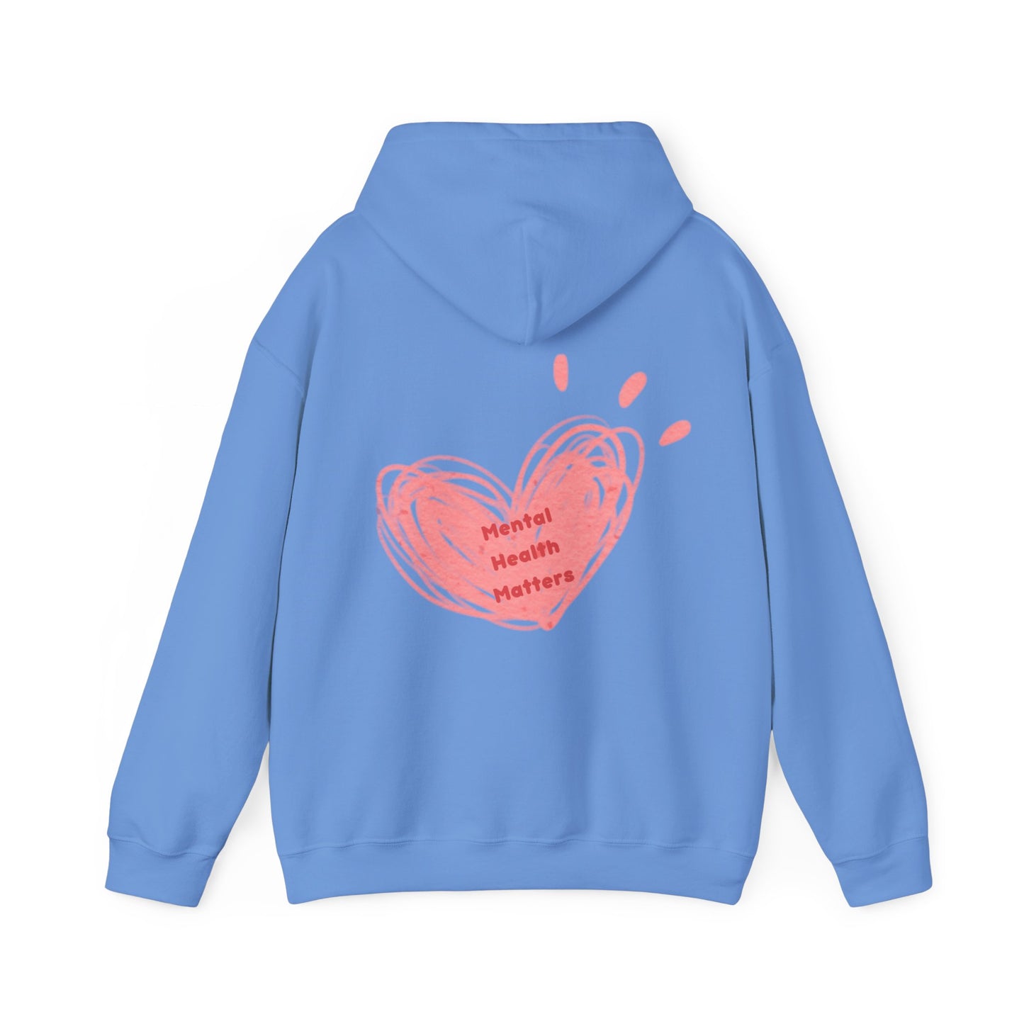 Mental Health Matters Heart Unisex Heavy Blend™ Hooded Sweatshirt