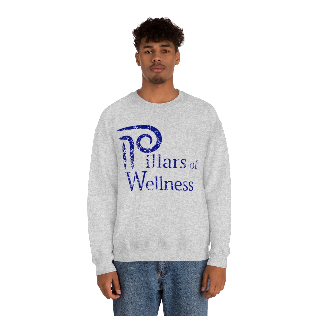 Pillars of Wellness - Unisex Heavy Blend™ Crewneck Sweatshirt