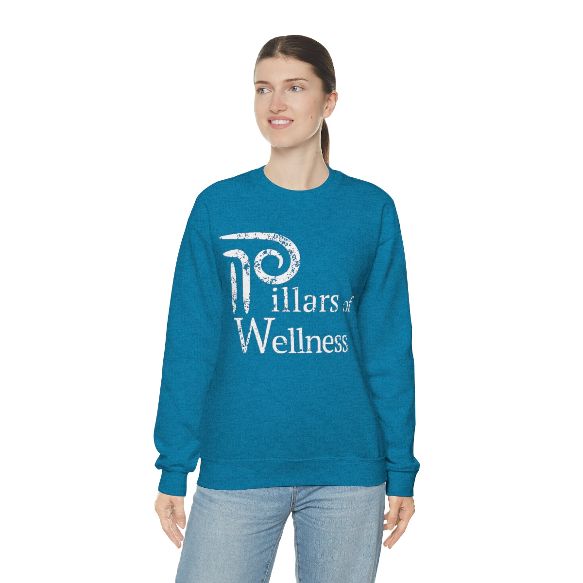 Pillars of Wellness - Unisex Heavy Blend™ Crewneck Sweatshirt
