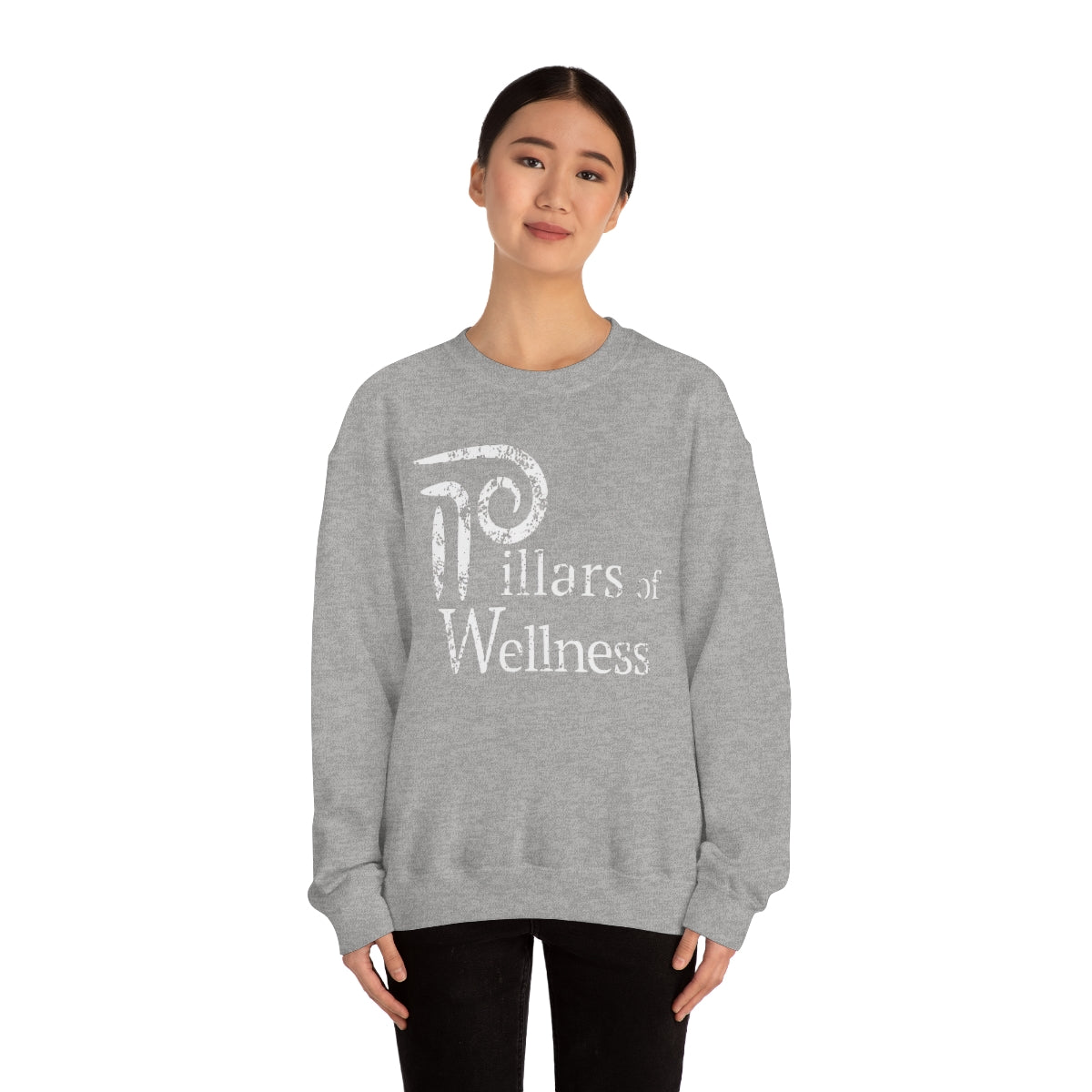 Pillars of Wellness - Unisex Heavy Blend™ Crewneck Sweatshirt