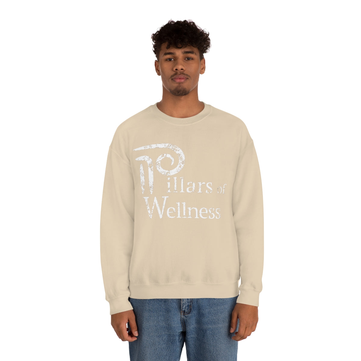 Pillars of Wellness - Unisex Heavy Blend™ Crewneck Sweatshirt