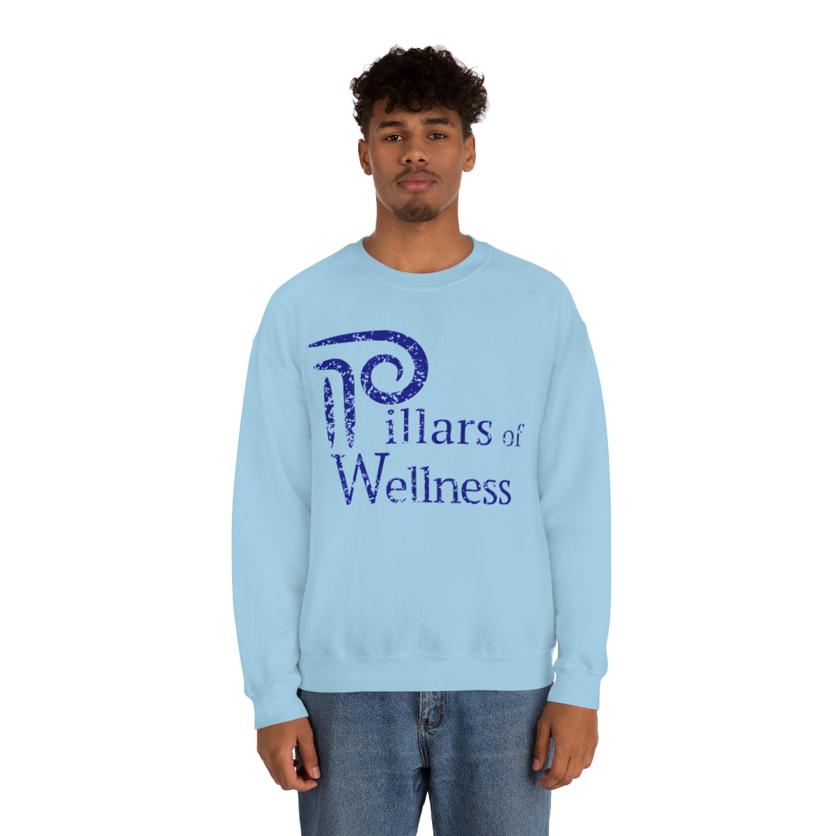 Pillars of Wellness - Unisex Heavy Blend™ Crewneck Sweatshirt