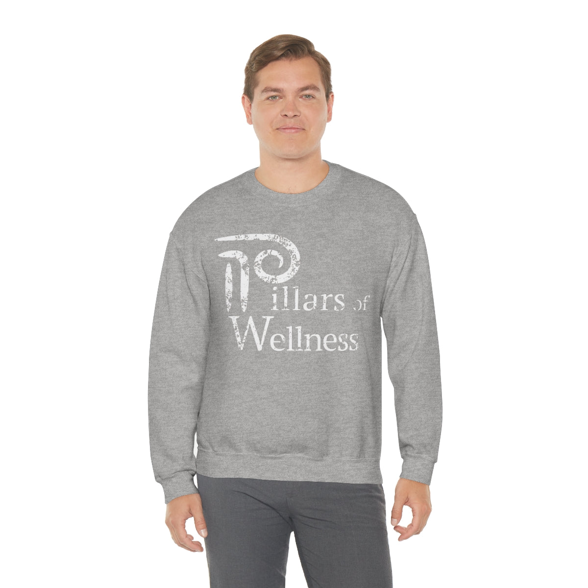 Pillars of Wellness - Unisex Heavy Blend™ Crewneck Sweatshirt