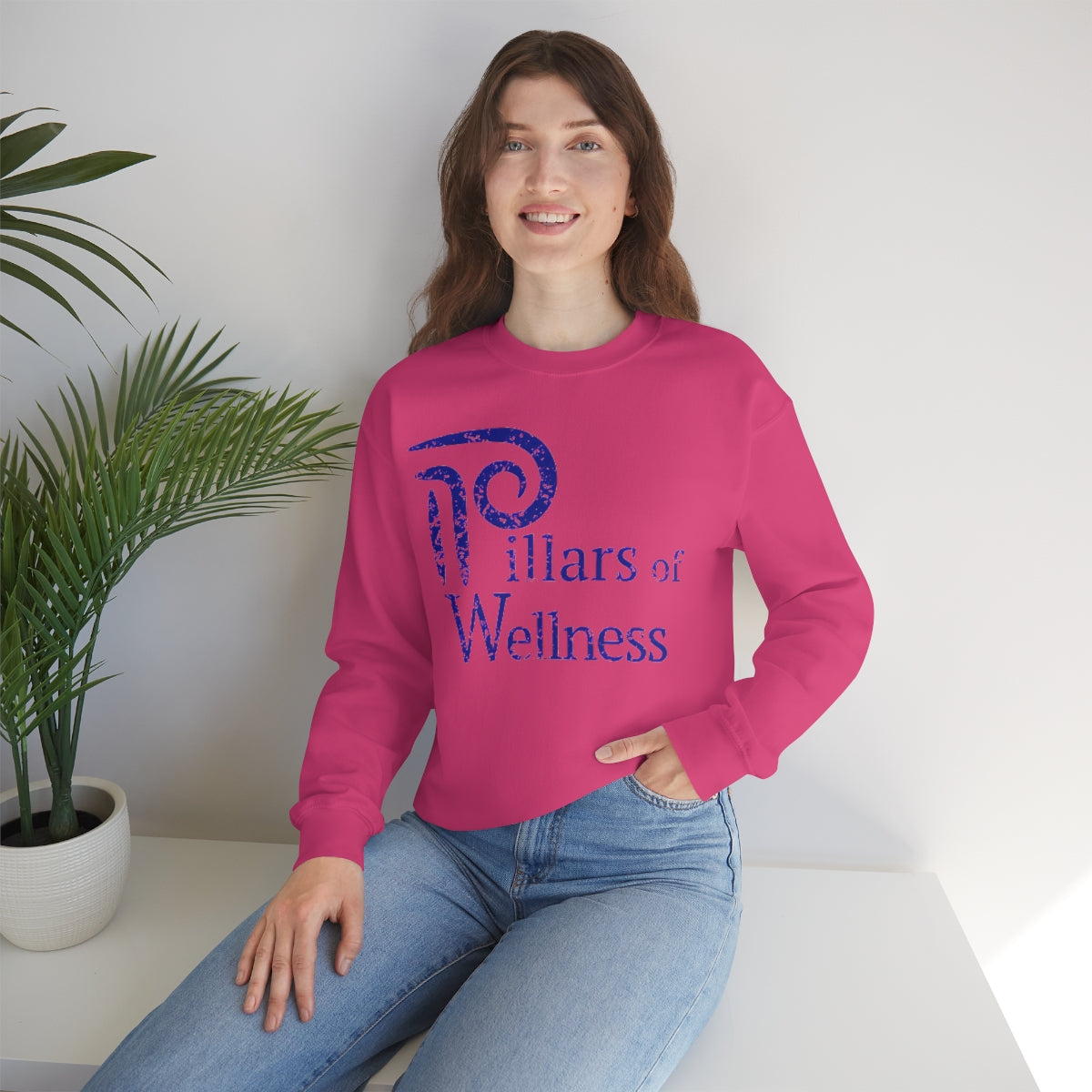 Pillars of Wellness - Unisex Heavy Blend™ Crewneck Sweatshirt