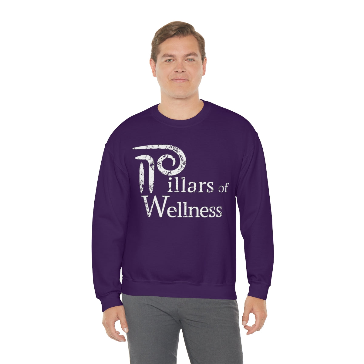 Pillars of Wellness - Unisex Heavy Blend™ Crewneck Sweatshirt