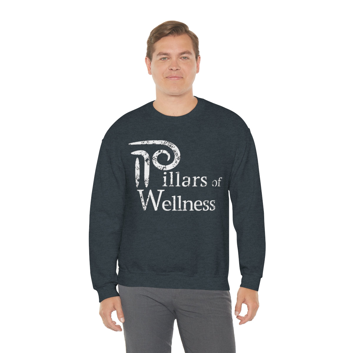 Pillars of Wellness - Unisex Heavy Blend™ Crewneck Sweatshirt