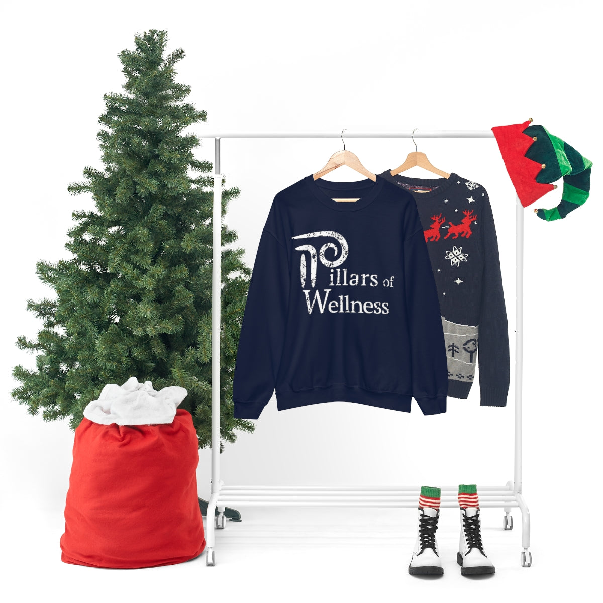 Pillars of Wellness - Unisex Heavy Blend™ Crewneck Sweatshirt