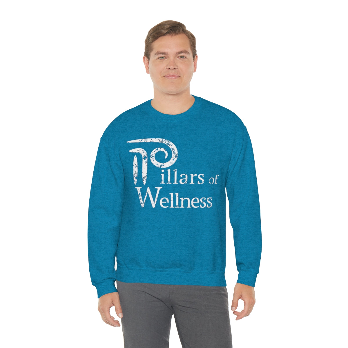 Pillars of Wellness - Unisex Heavy Blend™ Crewneck Sweatshirt