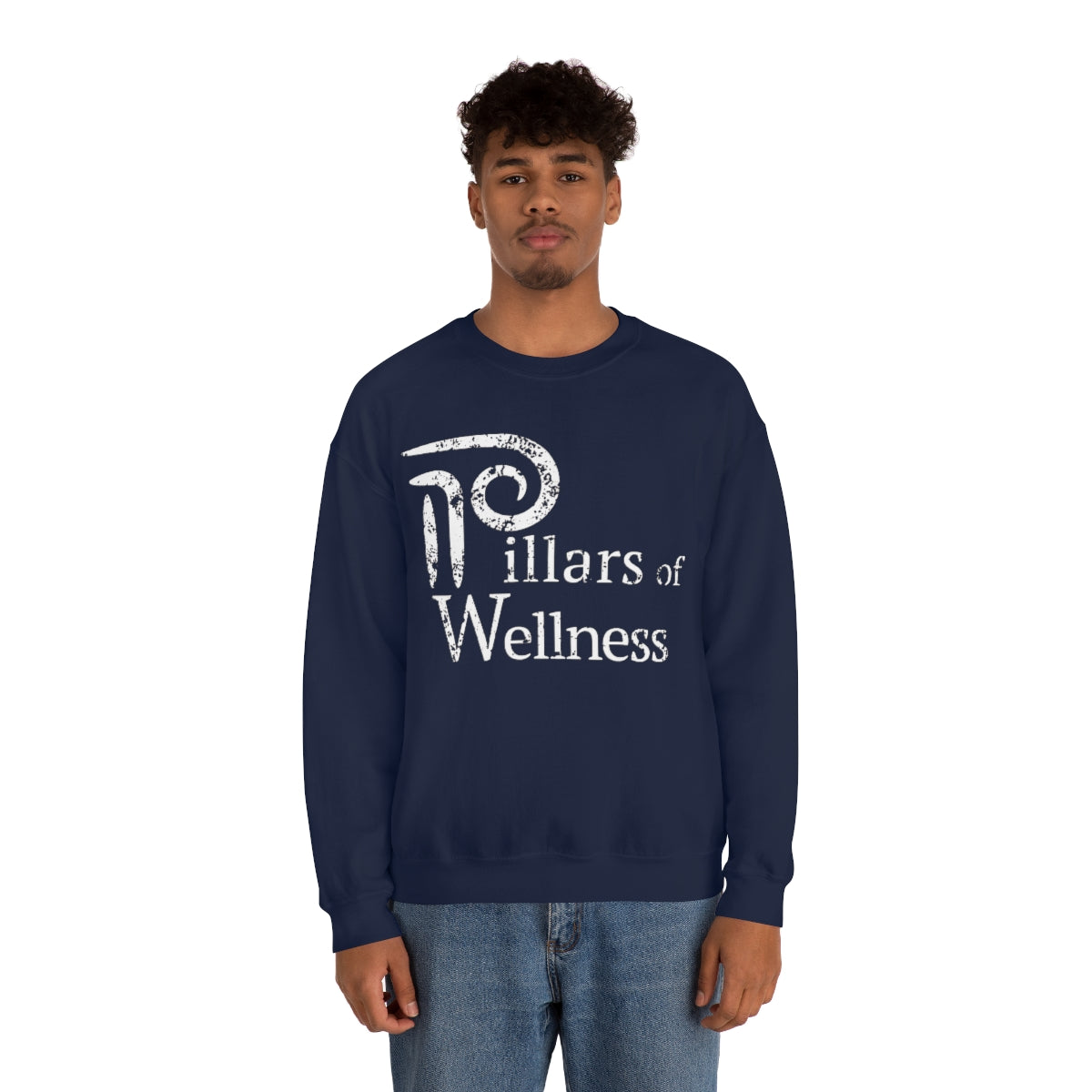 Pillars of Wellness - Unisex Heavy Blend™ Crewneck Sweatshirt