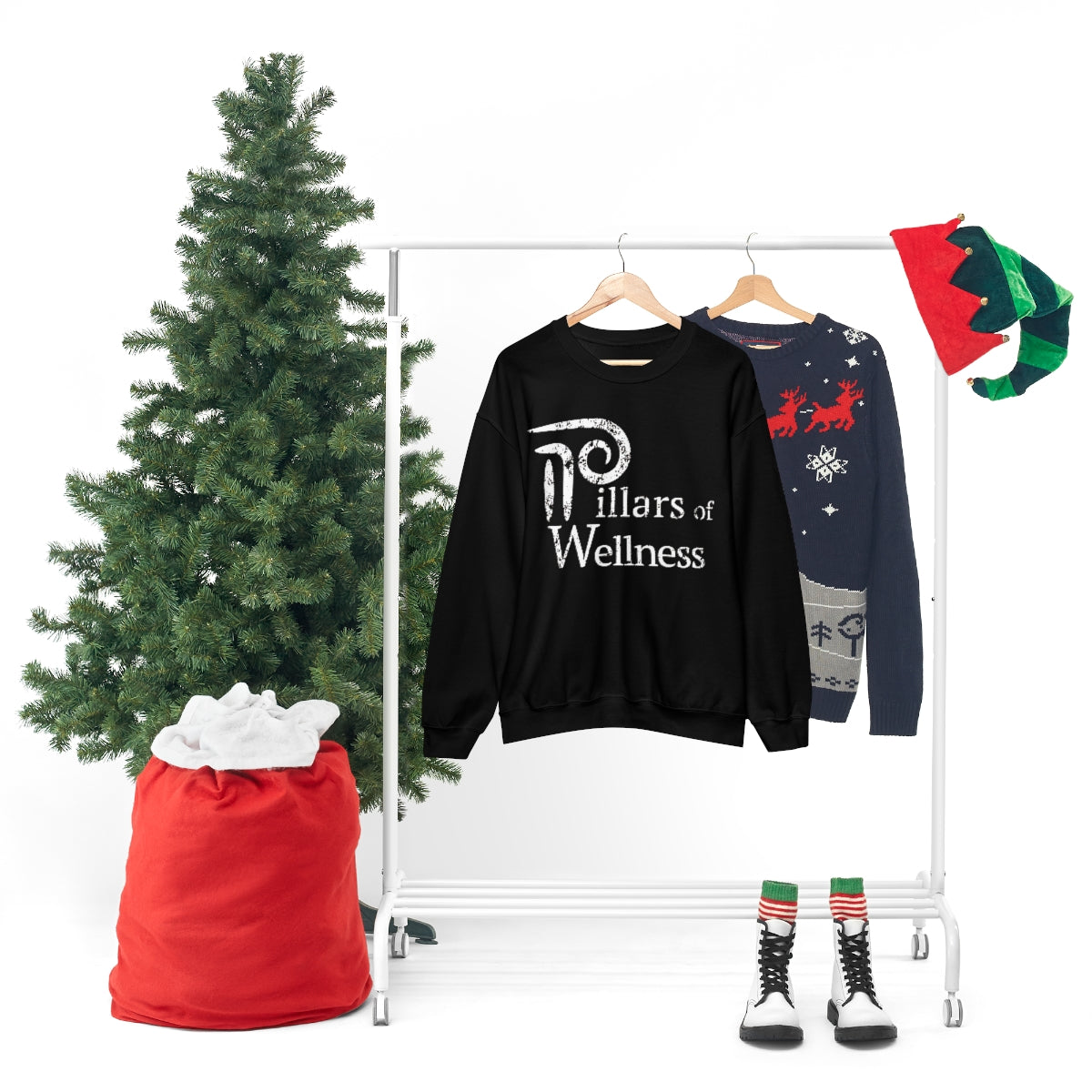 Pillars of Wellness - Unisex Heavy Blend™ Crewneck Sweatshirt