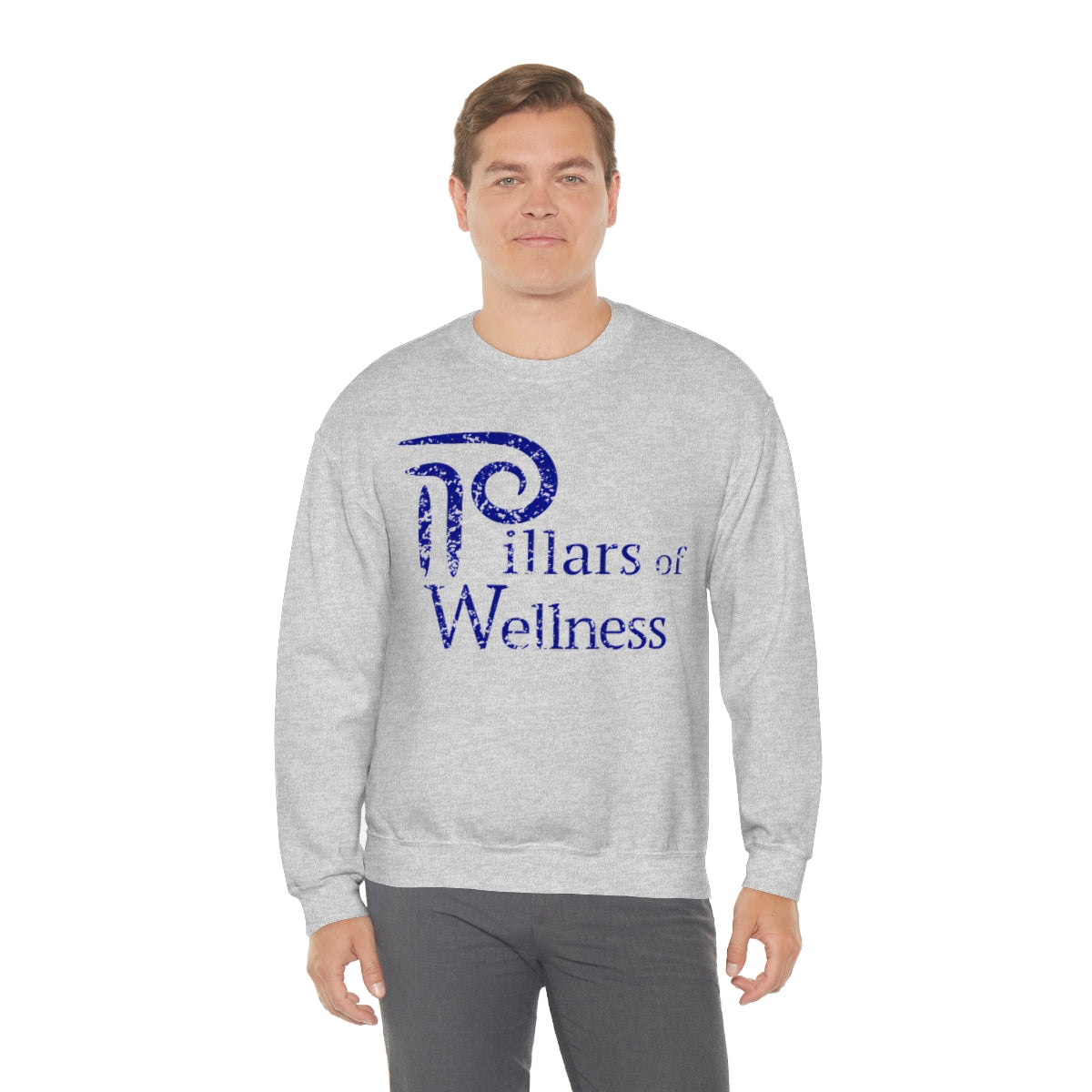 Pillars of Wellness - Unisex Heavy Blend™ Crewneck Sweatshirt