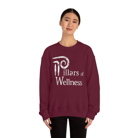 Pillars of Wellness - Unisex Heavy Blend™ Crewneck Sweatshirt