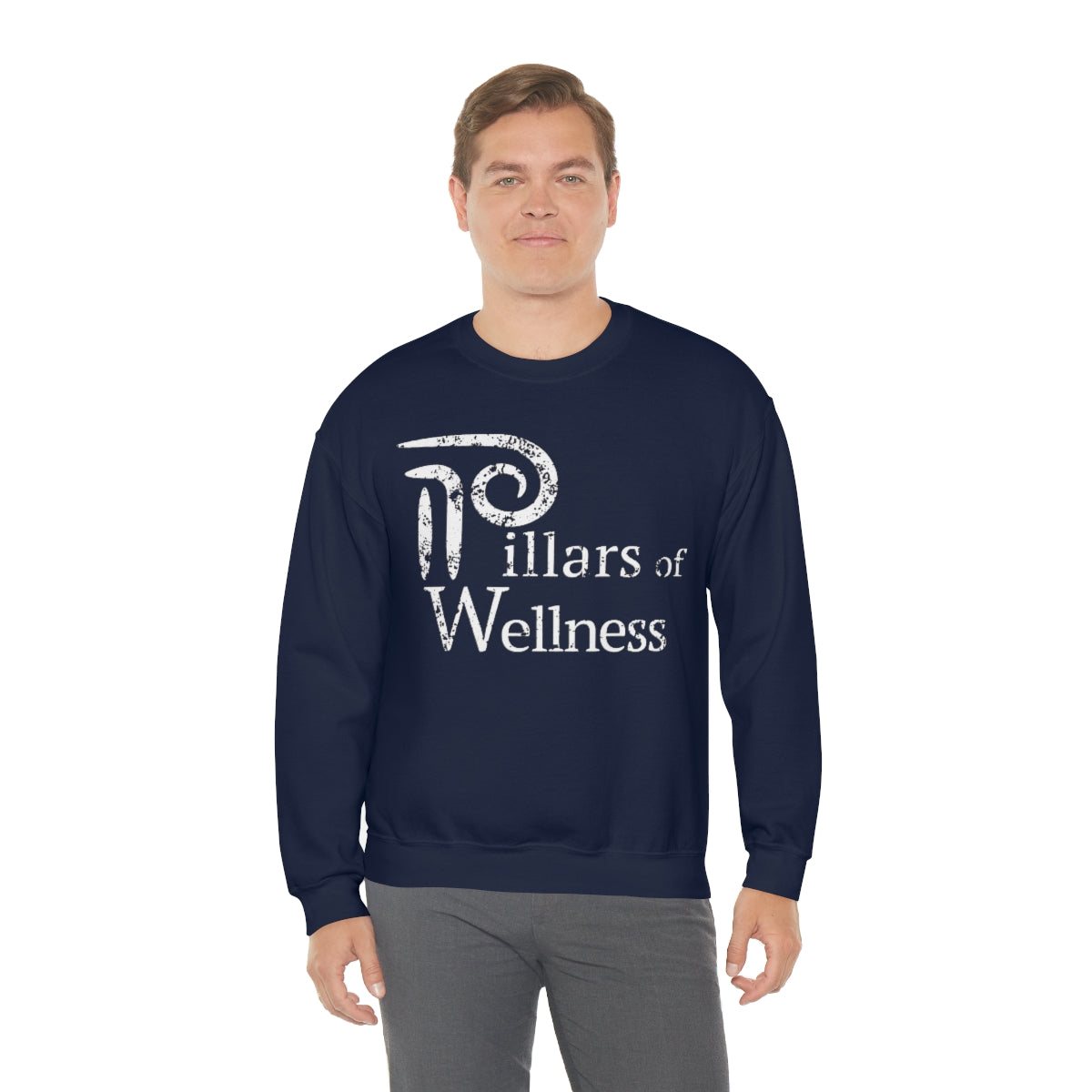 Pillars of Wellness - Unisex Heavy Blend™ Crewneck Sweatshirt
