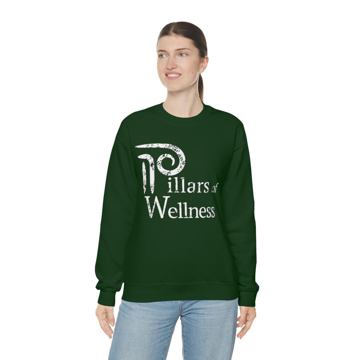 Pillars of Wellness - Unisex Heavy Blend™ Crewneck Sweatshirt