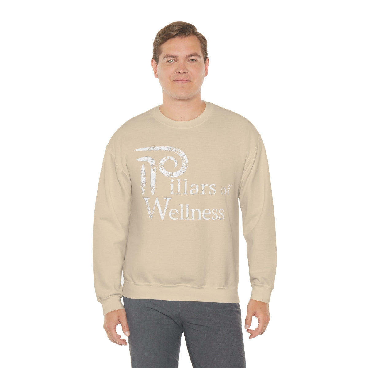 Pillars of Wellness - Unisex Heavy Blend™ Crewneck Sweatshirt