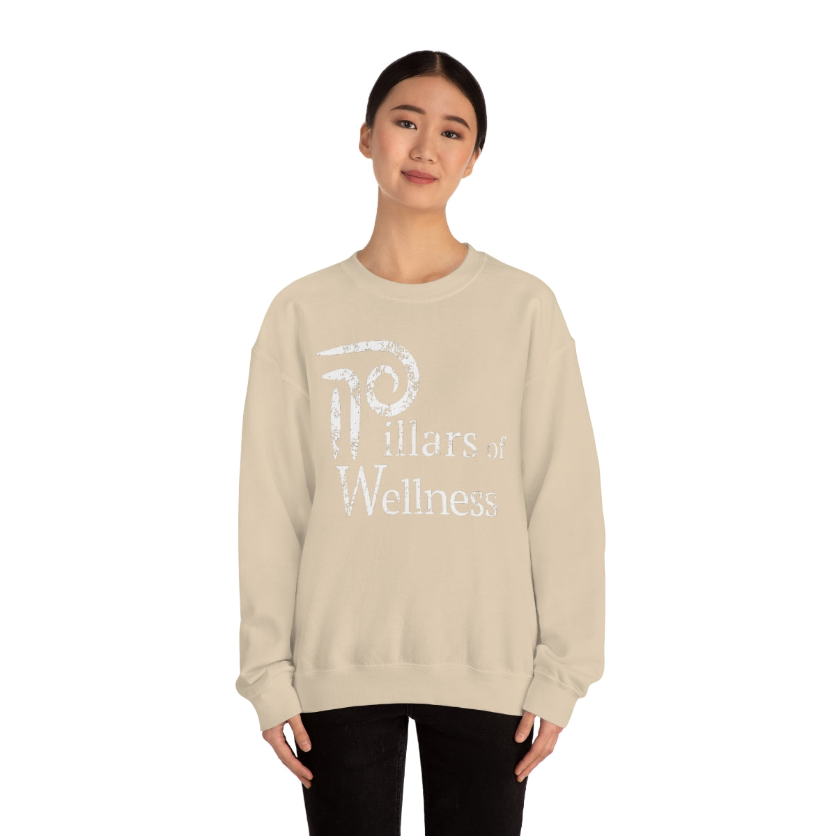 Pillars of Wellness - Unisex Heavy Blend™ Crewneck Sweatshirt